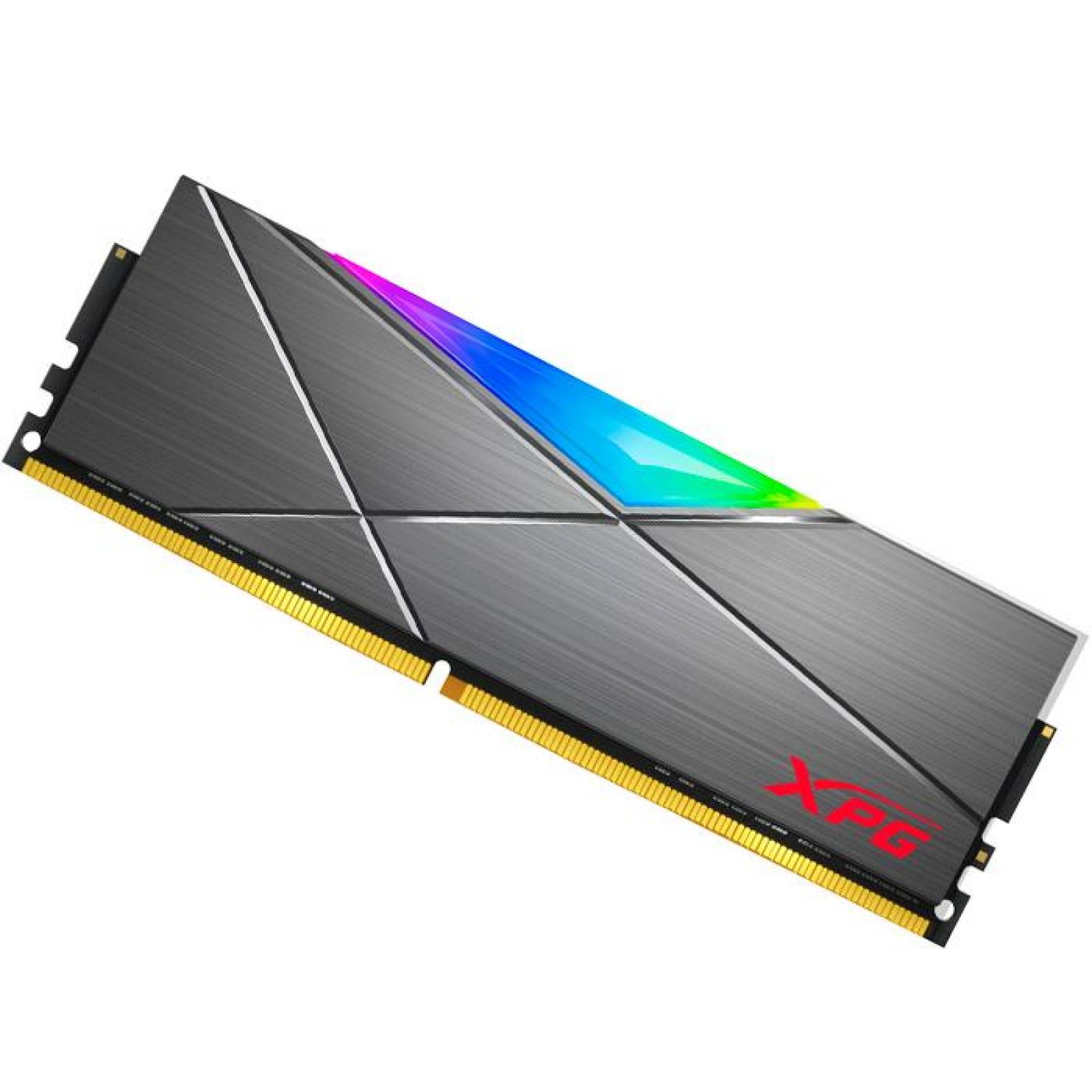 Memoria RAM DDR4 16GB 3600MHz XPG SPECTRIX D50 RGB 1x16GB Gris AX4U360016G18I-ST50 