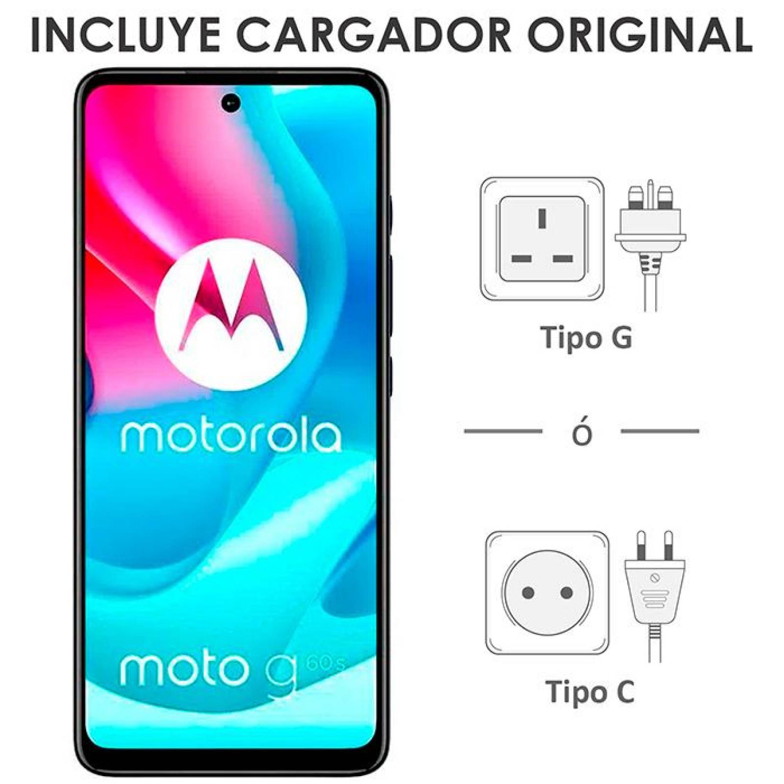 Celular MOTOROLA Moto G60s 6GB 128GB Audifonos Inalambricos