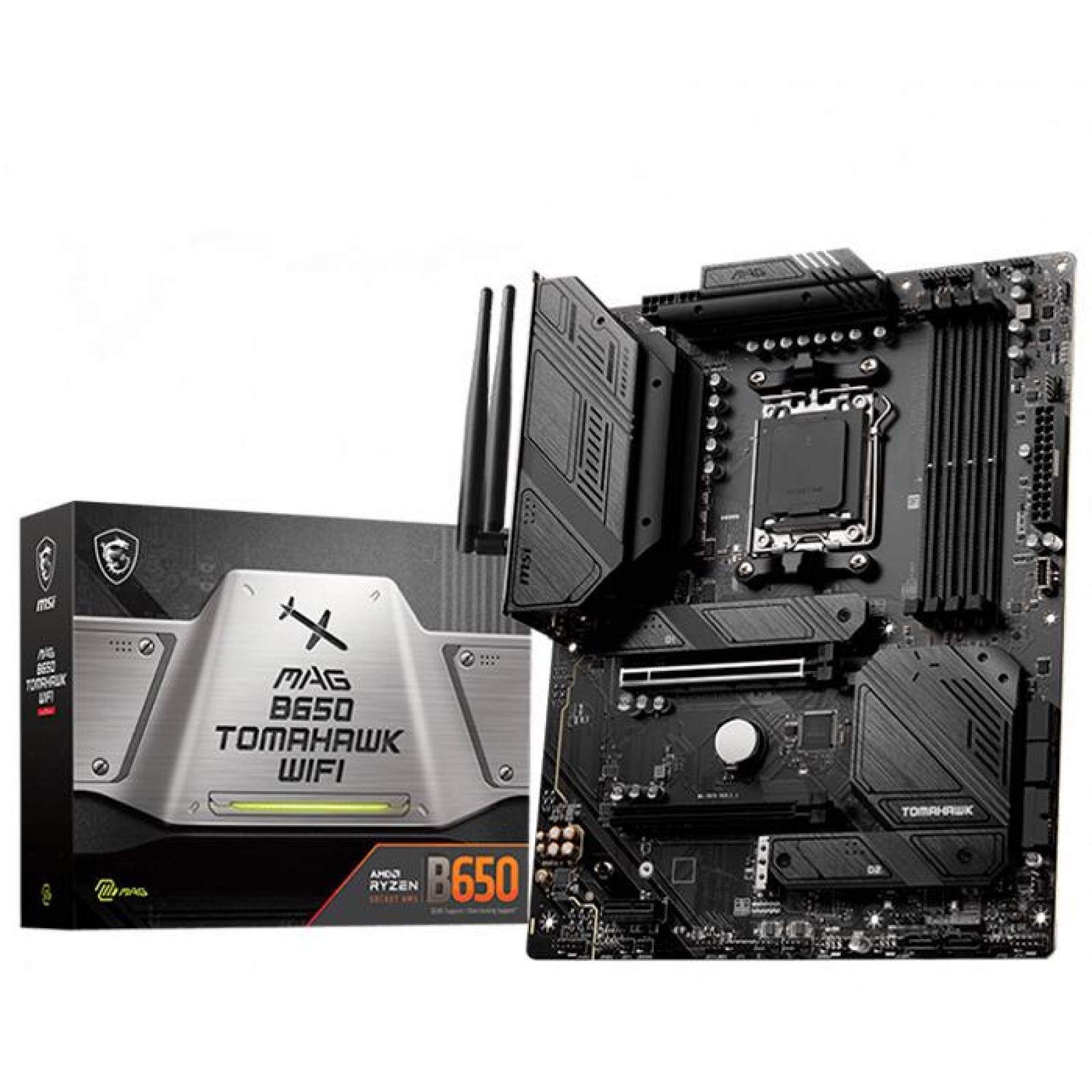 Tarjeta Madre MSI MAG B650 TOMAHAWK WIFI AM5 6E DDR5 USB ATX
