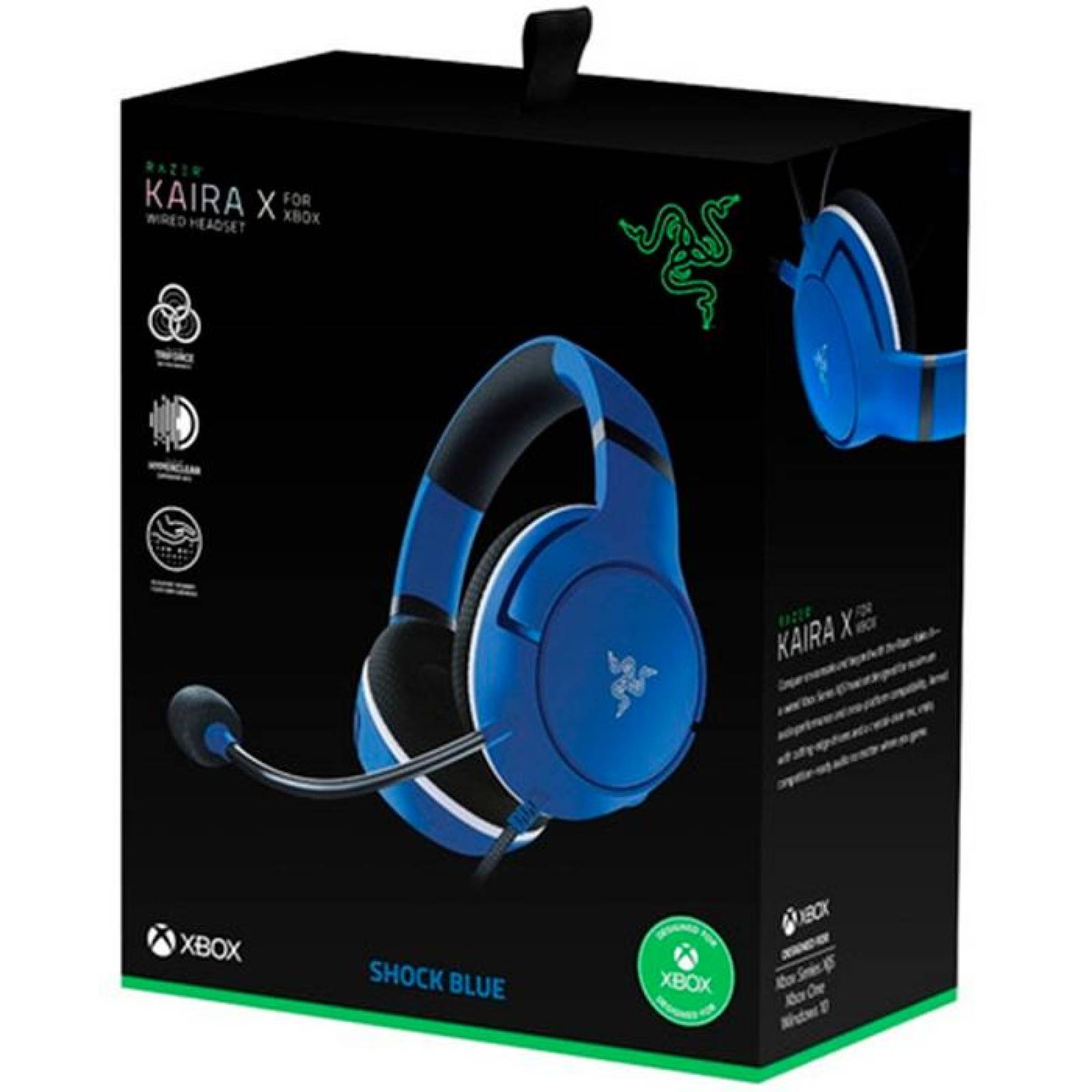 Audifonos Diadema Gamer RAZER Kaira X Alámbrico XBOX PC SWITCH PS4 3.5