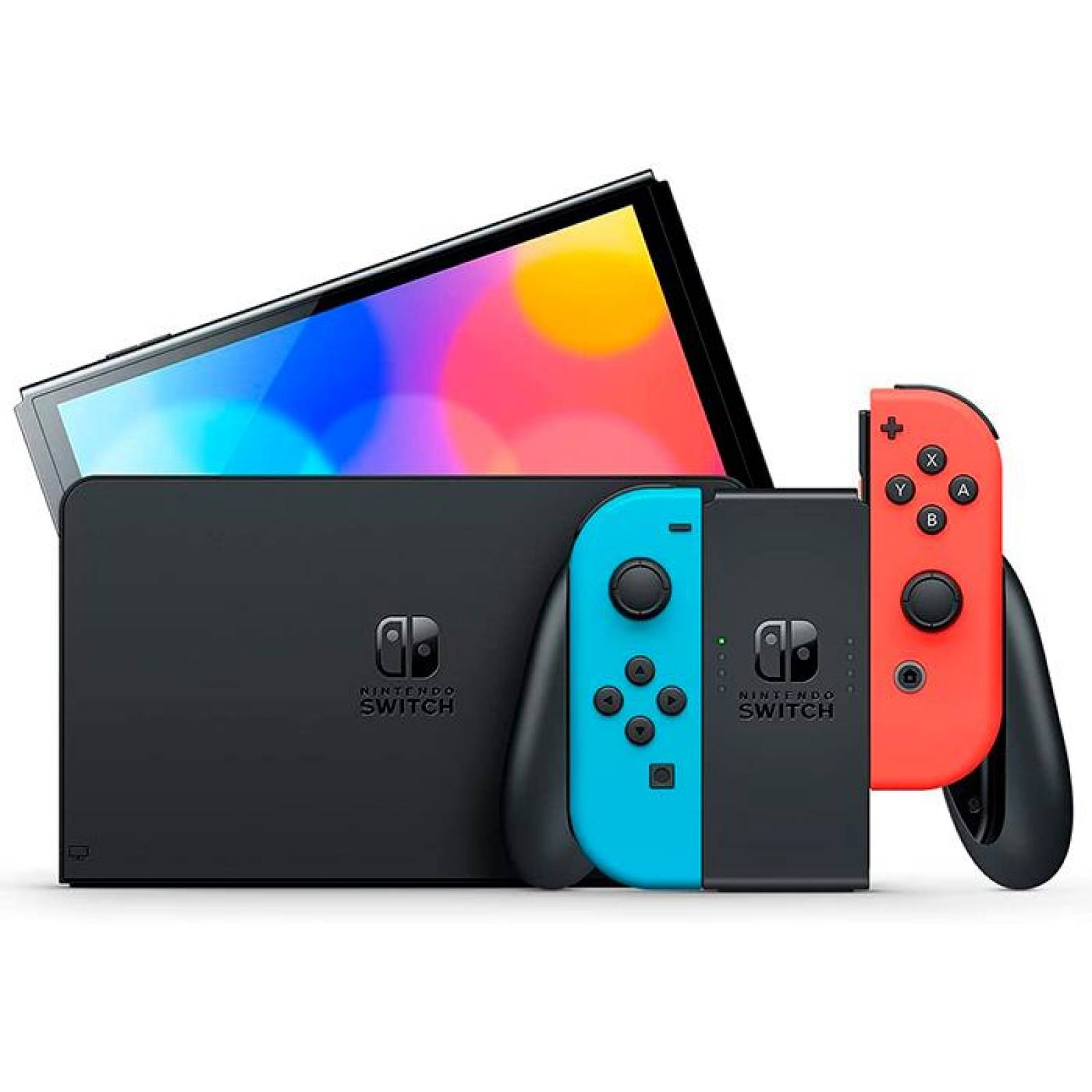 Consola NINTENDO Switch OLED 64GB Neon Joy-Con HEGSKABAA