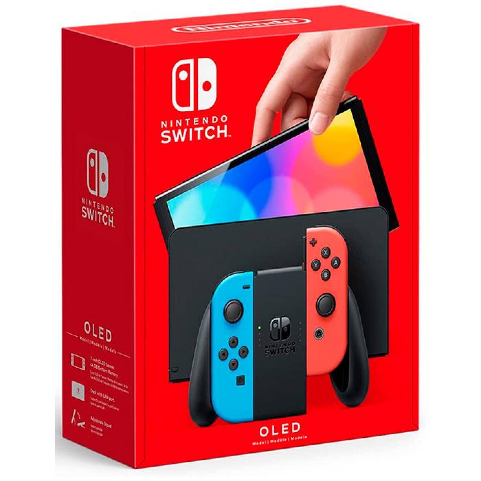 Consola NINTENDO Switch OLED 64GB Neon Joy-Con HEGSKABAA