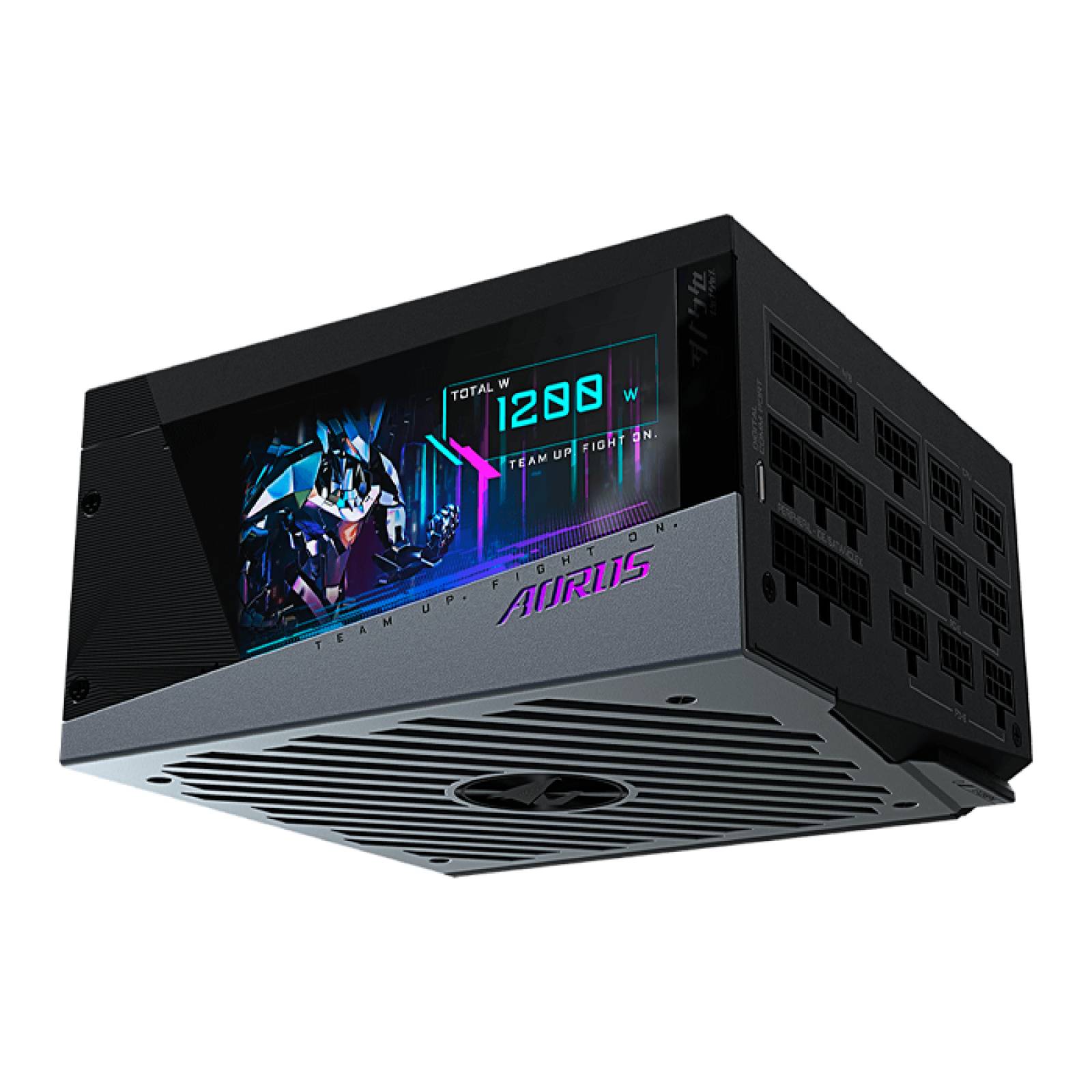 Fuente de Poder PC Gamer 1200W AORUS 80 Plus Platinum Modular GP-AP1200PM 
