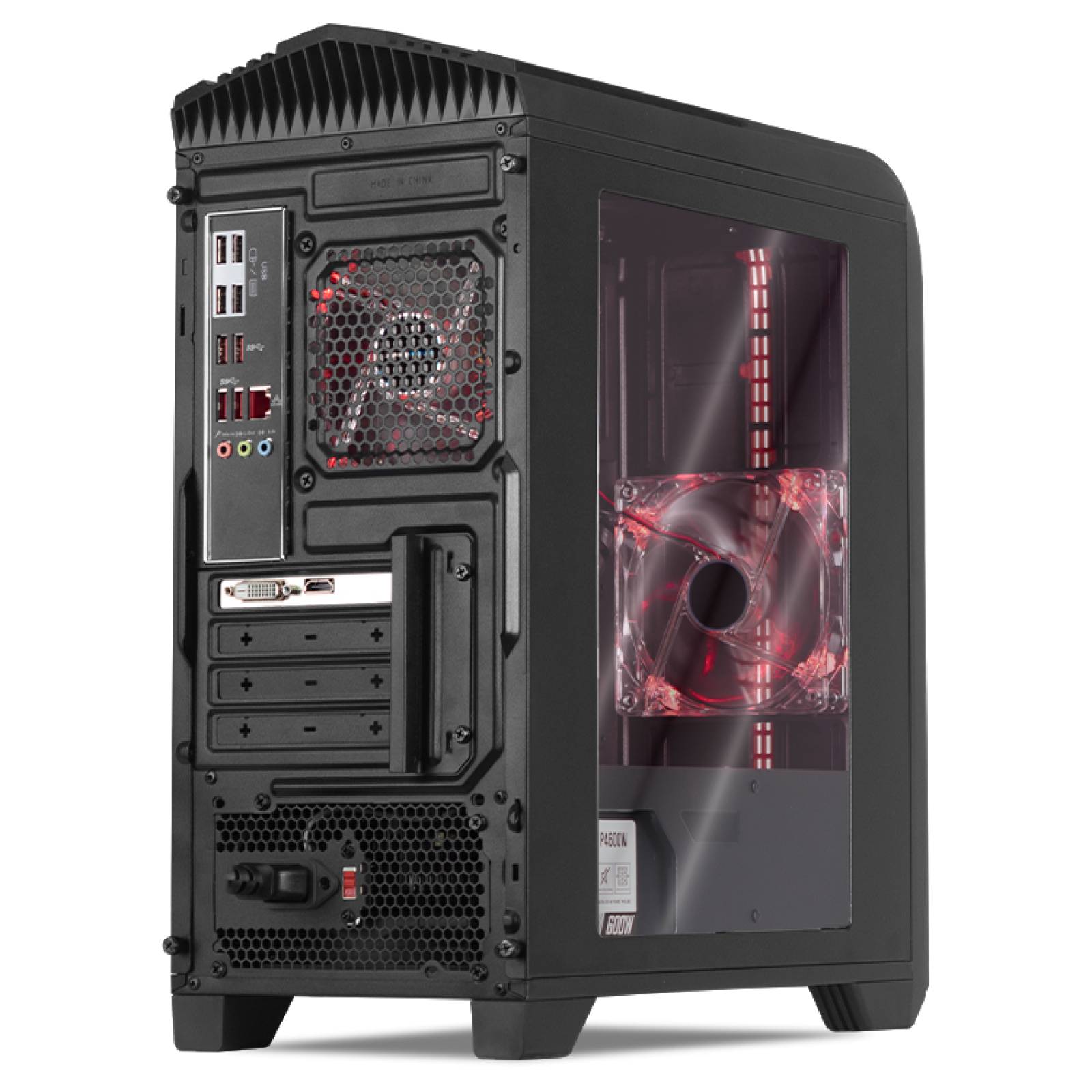 Xtreme PC Gamer AMD Ryzen 4700S 8 Cores 3.6 Ghz 16GB SSD 500GB WIFI Red 