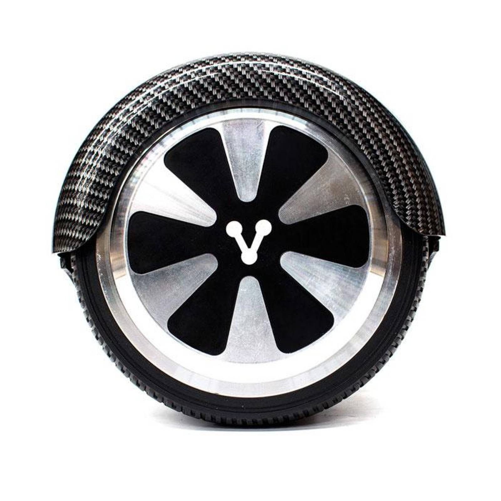 Patineta Electrica VORAGO Hoverboard Negro 12Km/h Luz LED hasta 120Kg HB-200-BK 