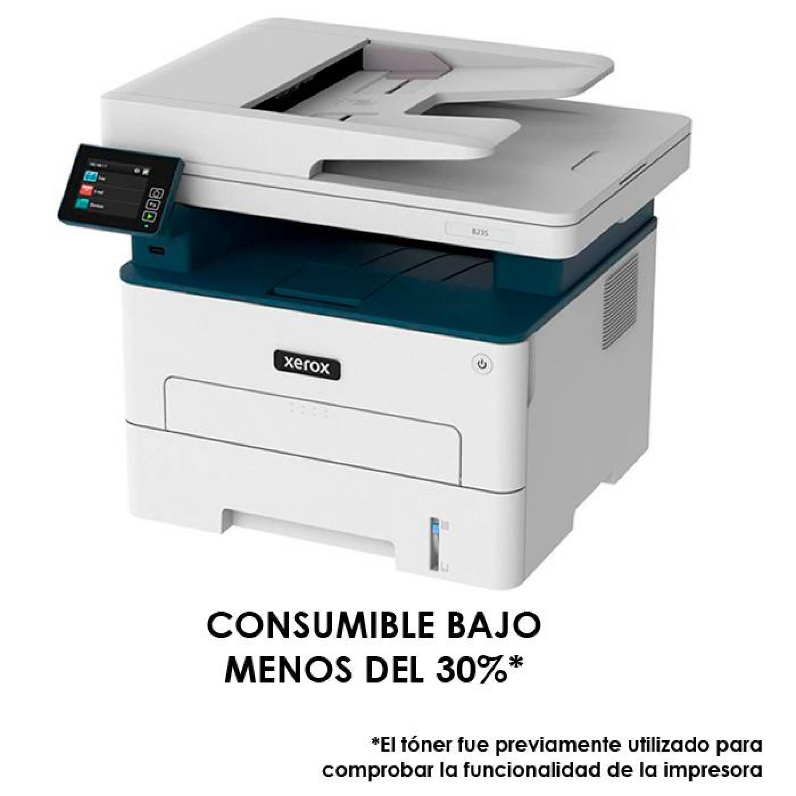 Impresora Multifuncional XEROX B235 Laser Monocromatica Reacondicionado 