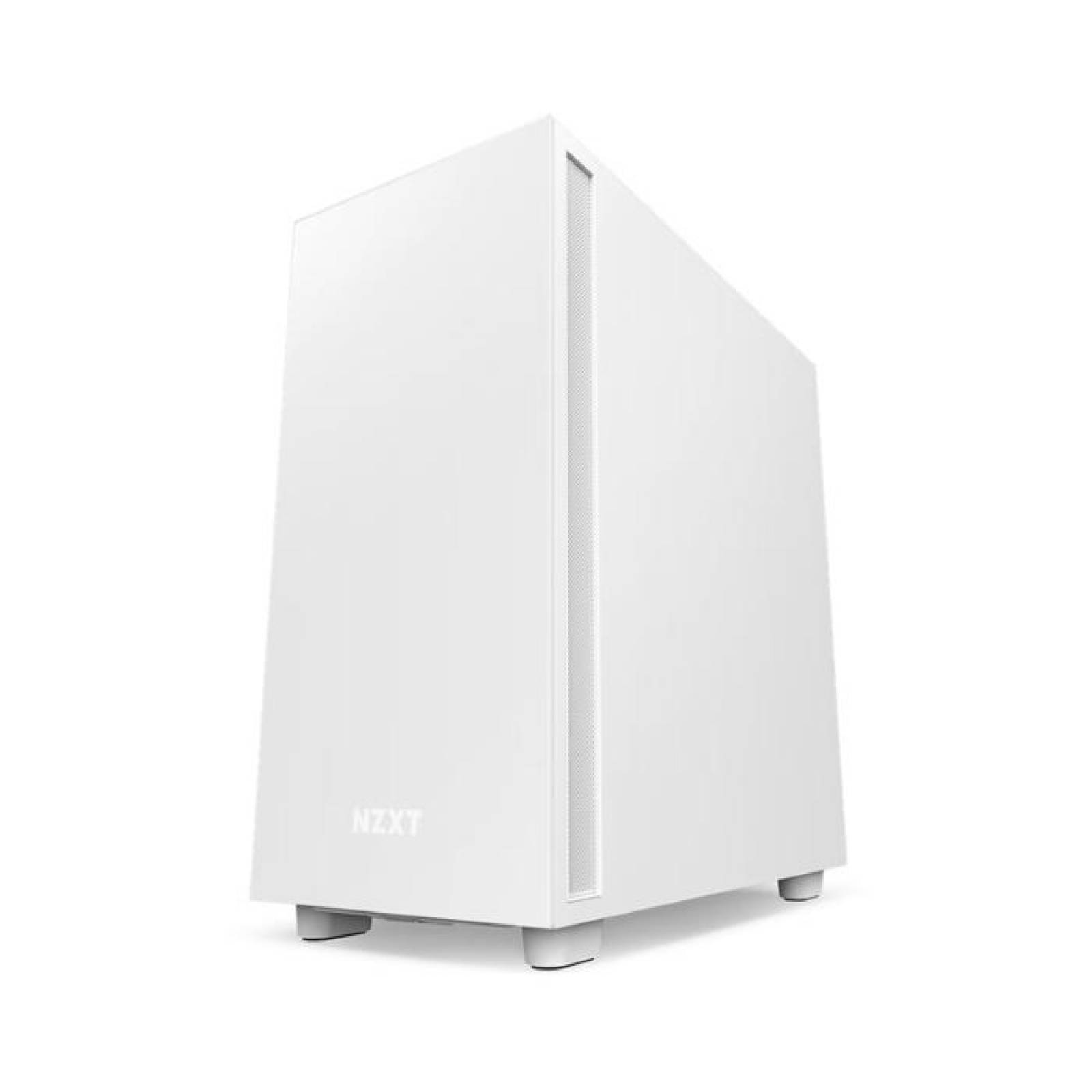 Gabinete Gamer NZXT H7 ATX Media Torre 2 Fan Cristal Templado USB-C Blanco CM-H71BW-01 