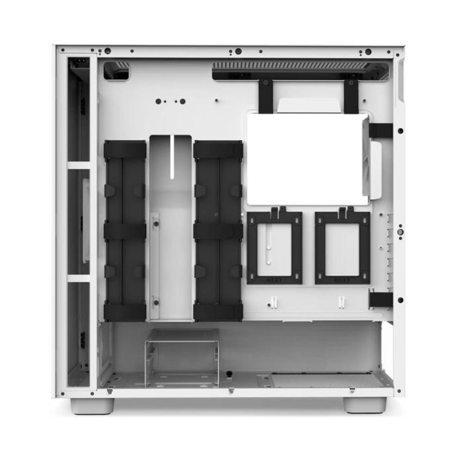 Gabinete Gamer NZXT H7 ATX Media Torre 2 Fan Cristal Templado USB-C Blanco CM-H71BW-01 