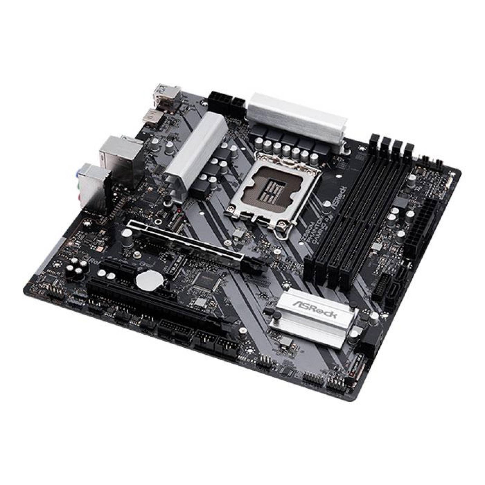 Tarjeta Madre ASROCK Z690M PHANTOM GAMING 4 LGA 1700 4x DDR4 2x M.2 PCIe 4.0 Micro ATX 