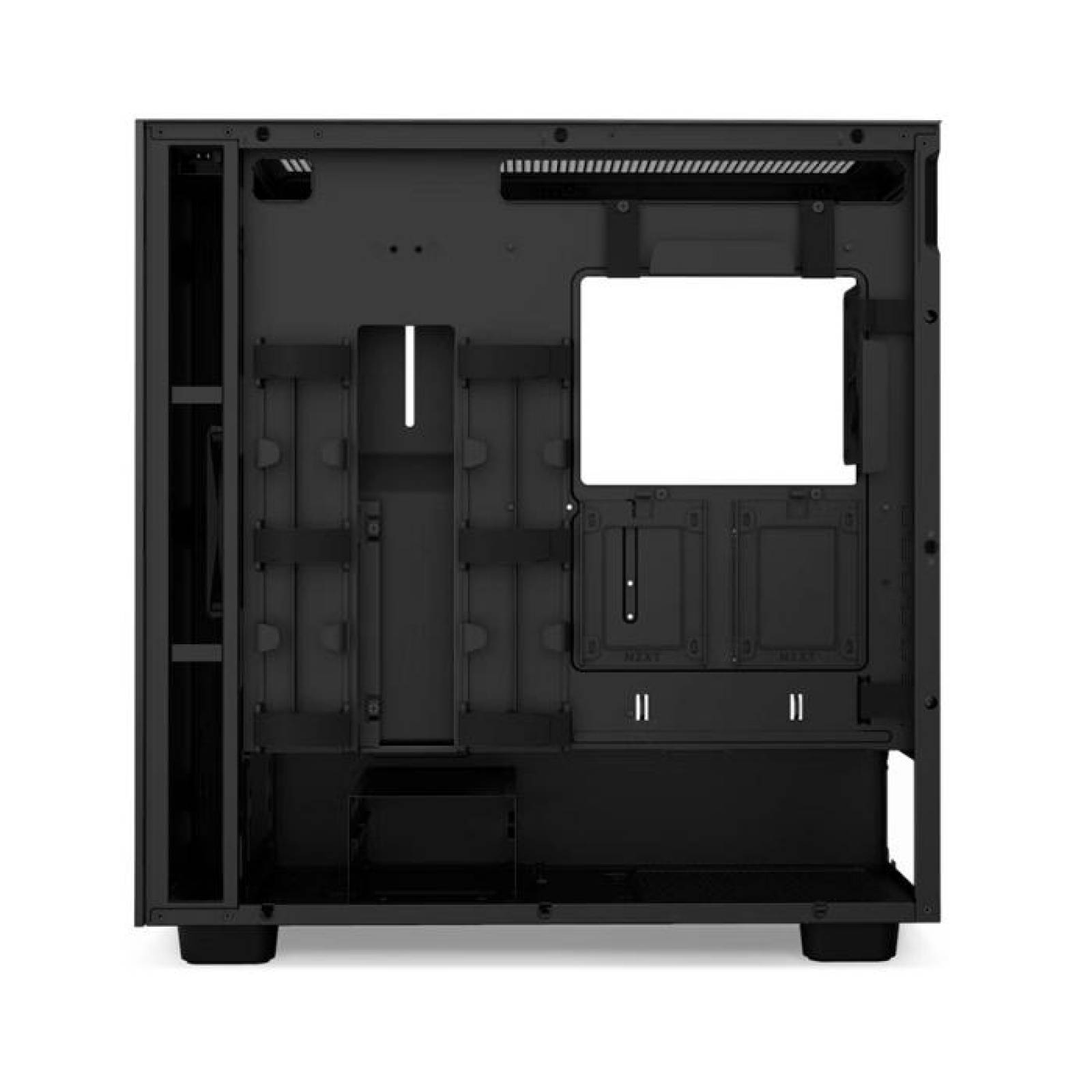 Gabinete Gamer NZXT H7 ATX Media Torre 2 Fan Cristal Templado USB-C Negro CM-H71BB-01 