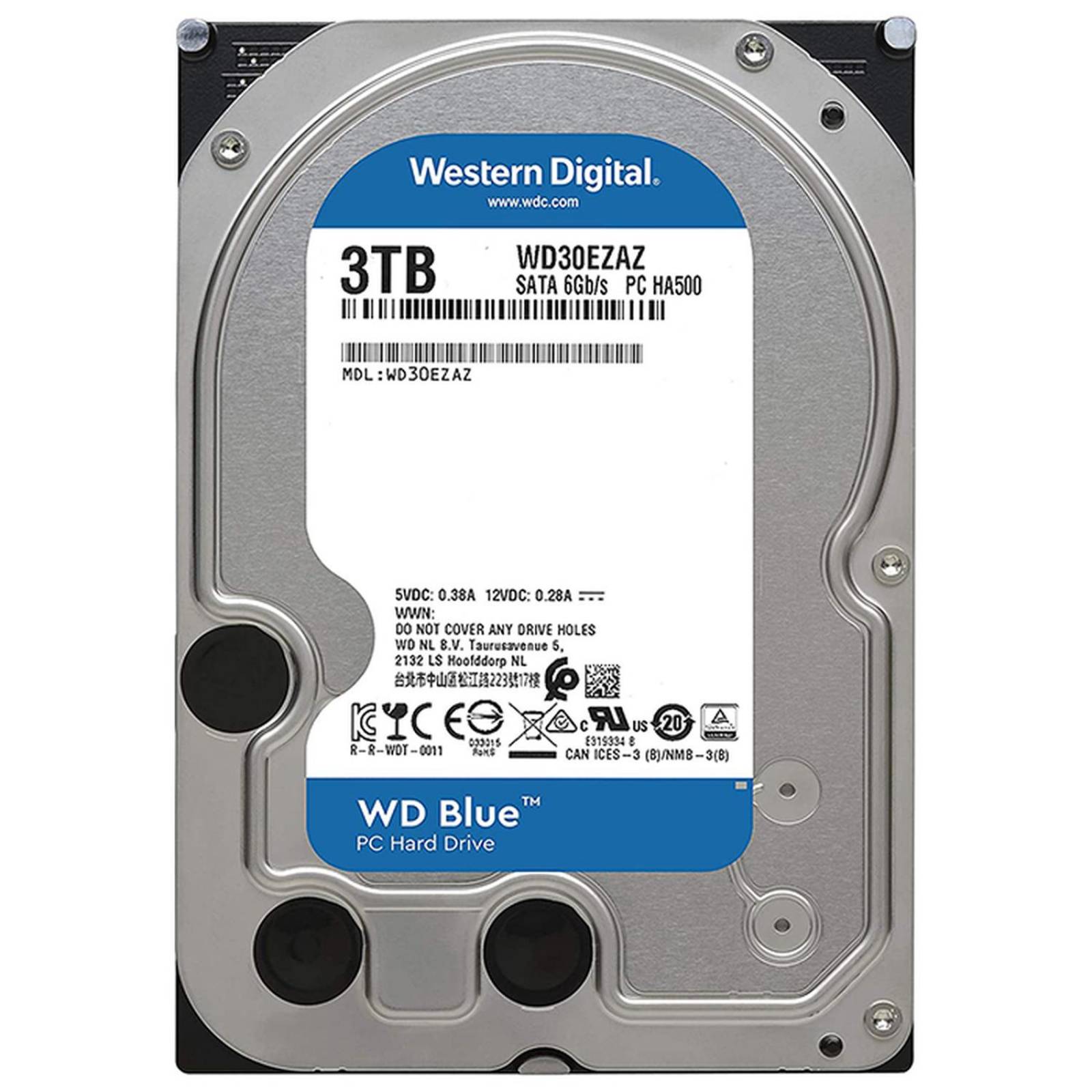 Disco Duro Interno 3TB WESTERN DIGITAL Blue 3.5 Cero Horas Reacondicionado