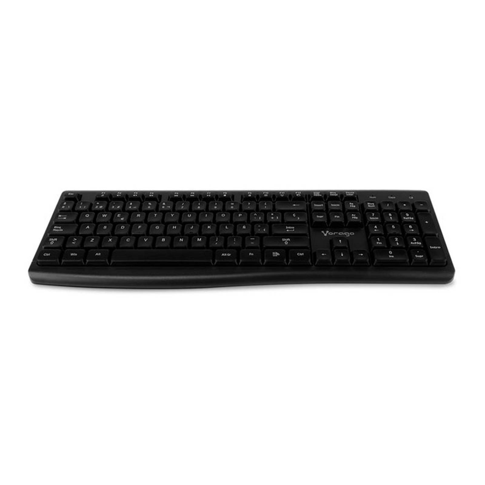 Teclado Inalambrico VORAGO Multimedia Negro KM 200 V2