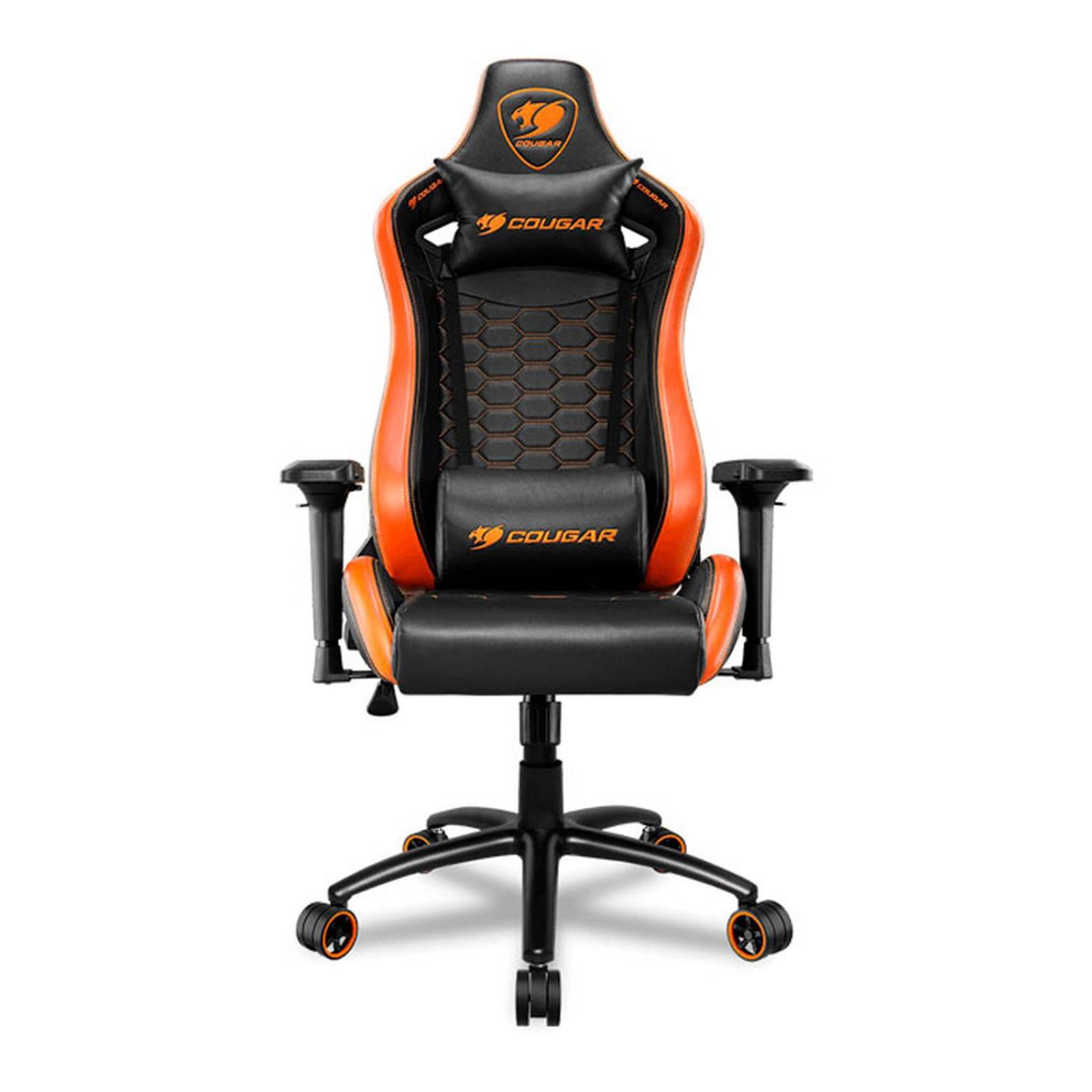 Silla Gamer COUGAR OUTRIDER S Ajustable Reclinable Reposabrazos 4D Naranja 3MOUTNXB.0001 