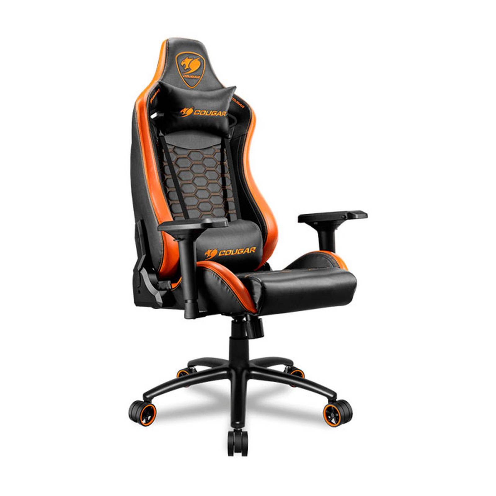 Silla Gamer COUGAR OUTRIDER S Ajustable Reclinable Reposabrazos 4D Naranja 3MOUTNXB.0001 