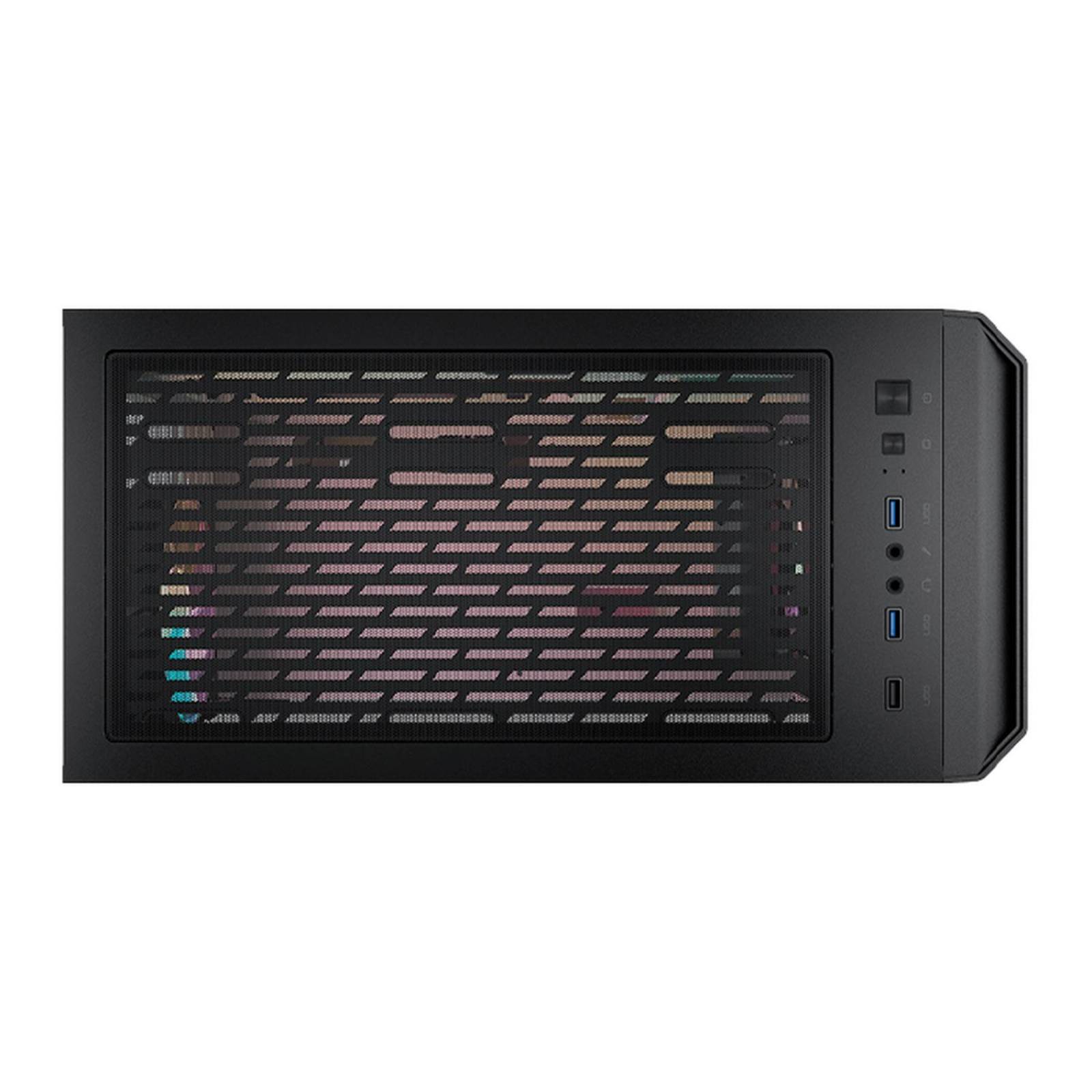 Gabinete Gamer COUGAR MG140 Air RGB controladora Cristal templado Mini ITX 3 FAN Negro 385JM80.0001 