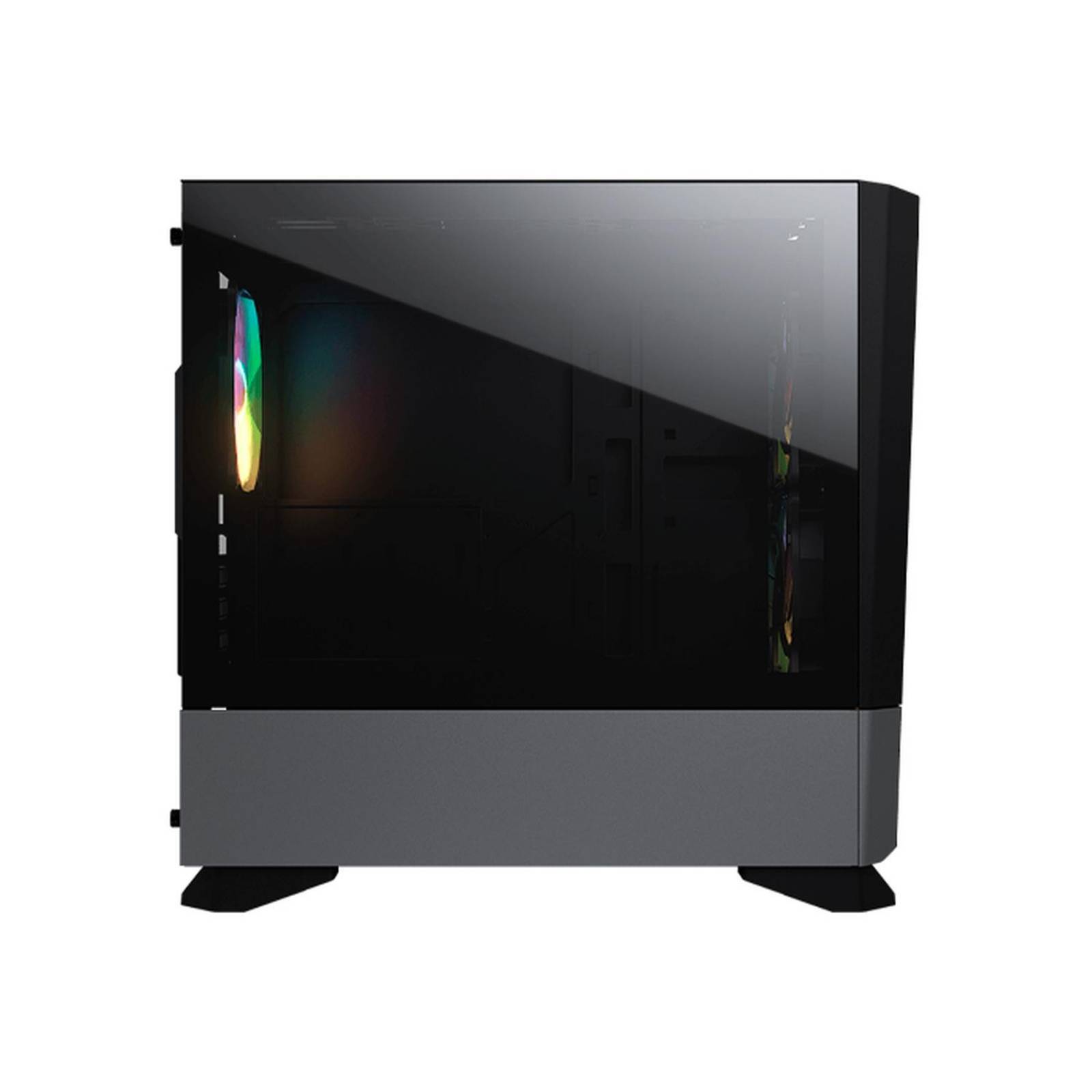 Gabinete Gamer COUGAR MG140 Air RGB controladora Cristal templado Mini ITX 3 FAN Negro 385JM80.0001 