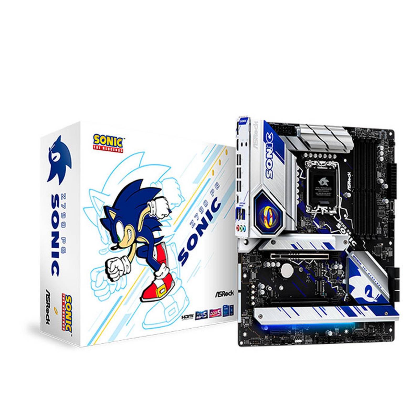 Tarjeta Madre ASROCK Z790 PG SONIC LGA 1700 4x DDR5 1x M.2 PCIe 4.0 USB-C ATX