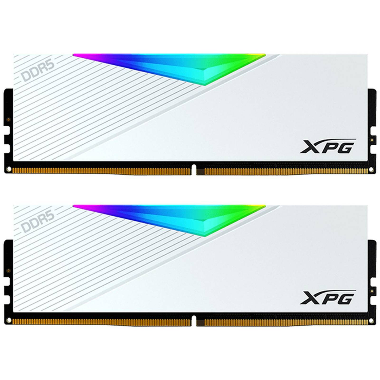 Memoria RAM DDR5 32GB 5600MT/s XPG LANCER RGB 2x16GB Blanco
