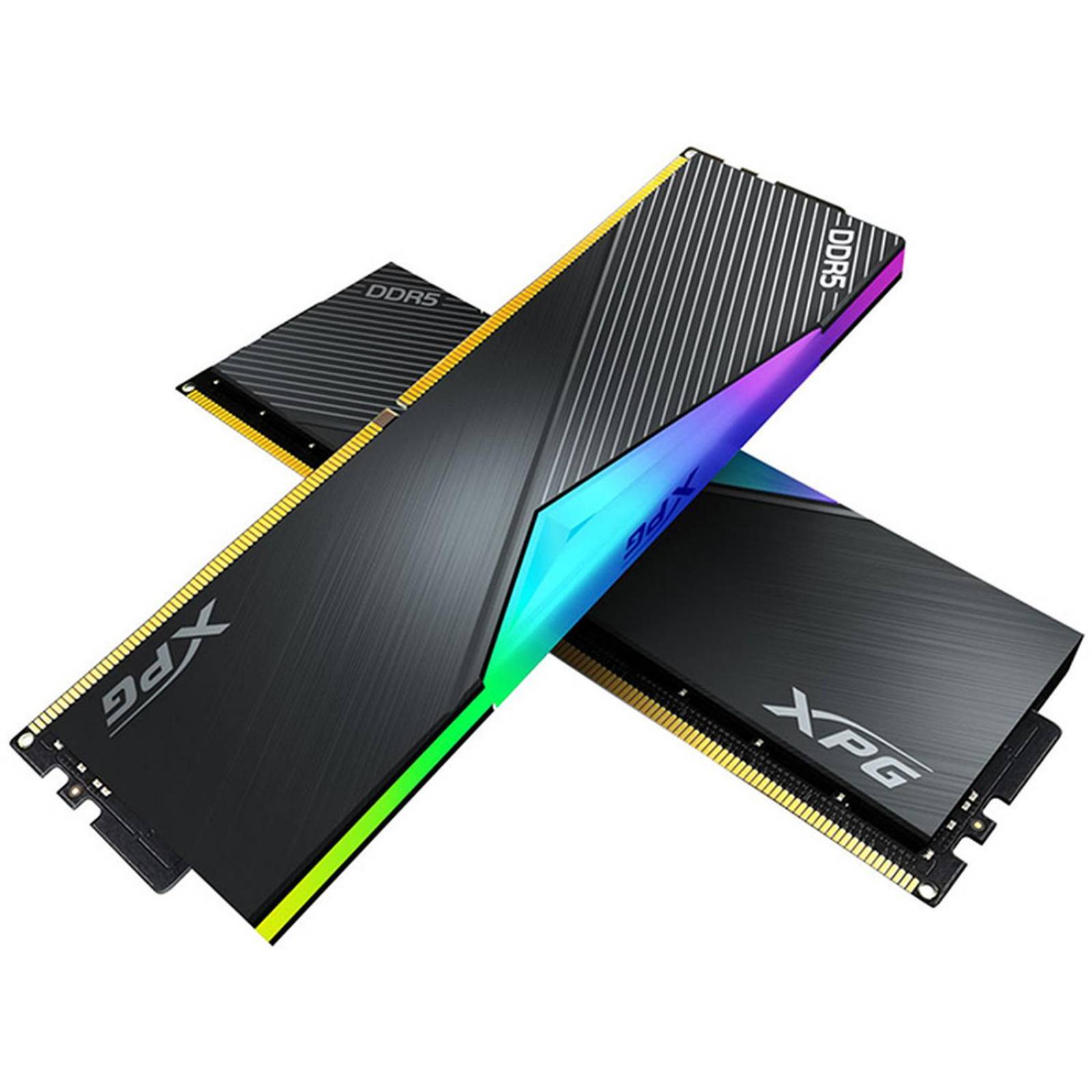 メモリー XPG Lancer DDR5 16GB 5600MT/s 32GB KIT Memoria RAM DDR5 32GB 5600MT/s XPG LANCER RGB 2x16GB Negro