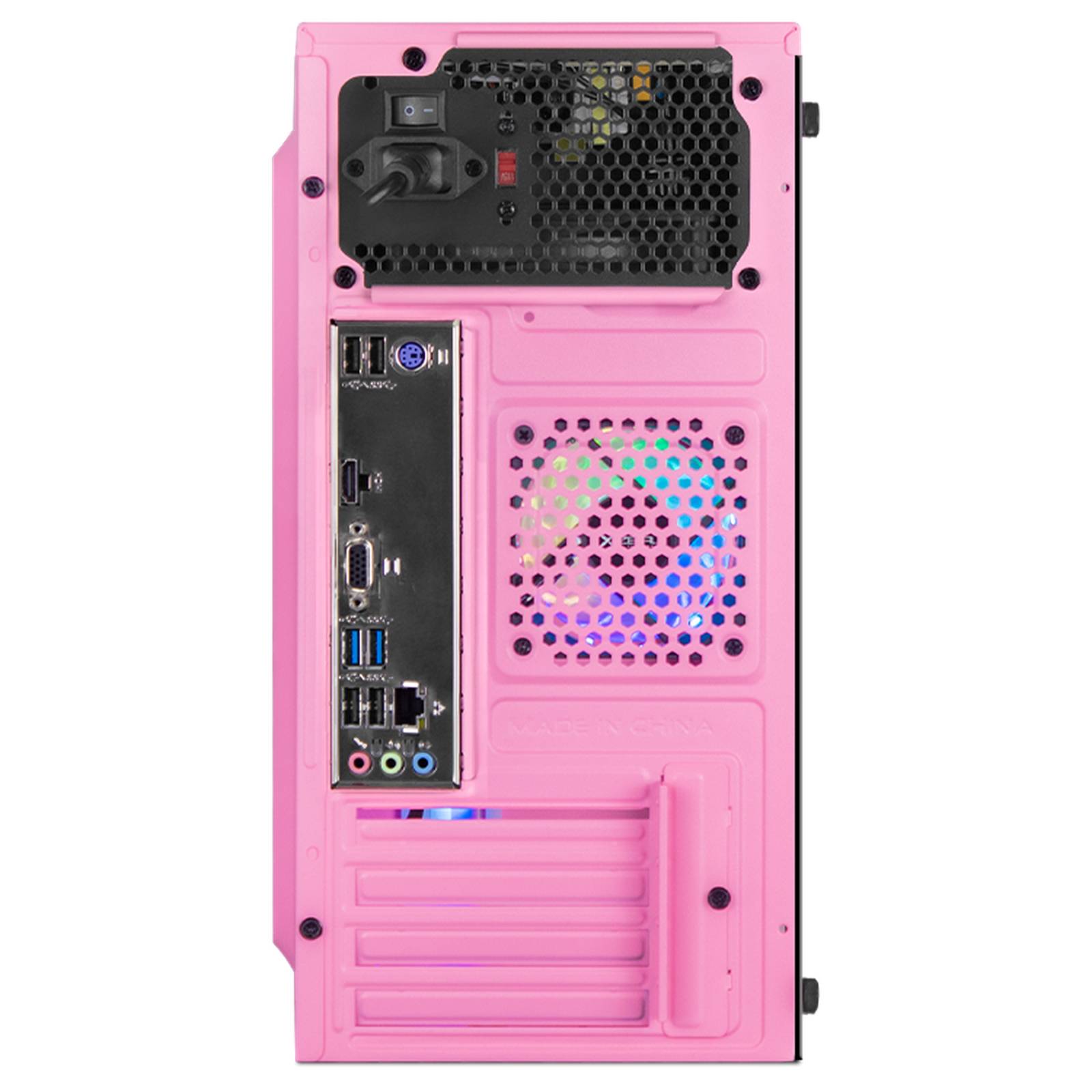 Xtreme PC Gamer AMD Radeon Vega Renoir Ryzen 5 5600G 8GB SSD 250GB Monitor 23.8 WIFI Pink 