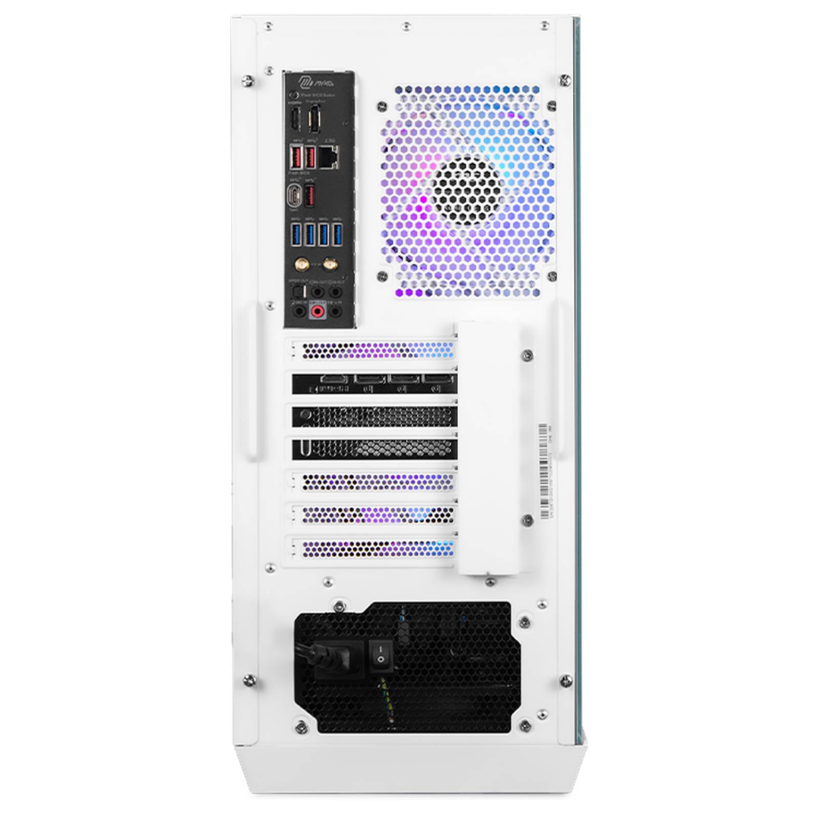 Xtreme PC Gaming MSI Geforce RTX 4080 AMD Ryzen 9 7900X 32GB DDR5 2TB WIFI Sistema Liquido White 