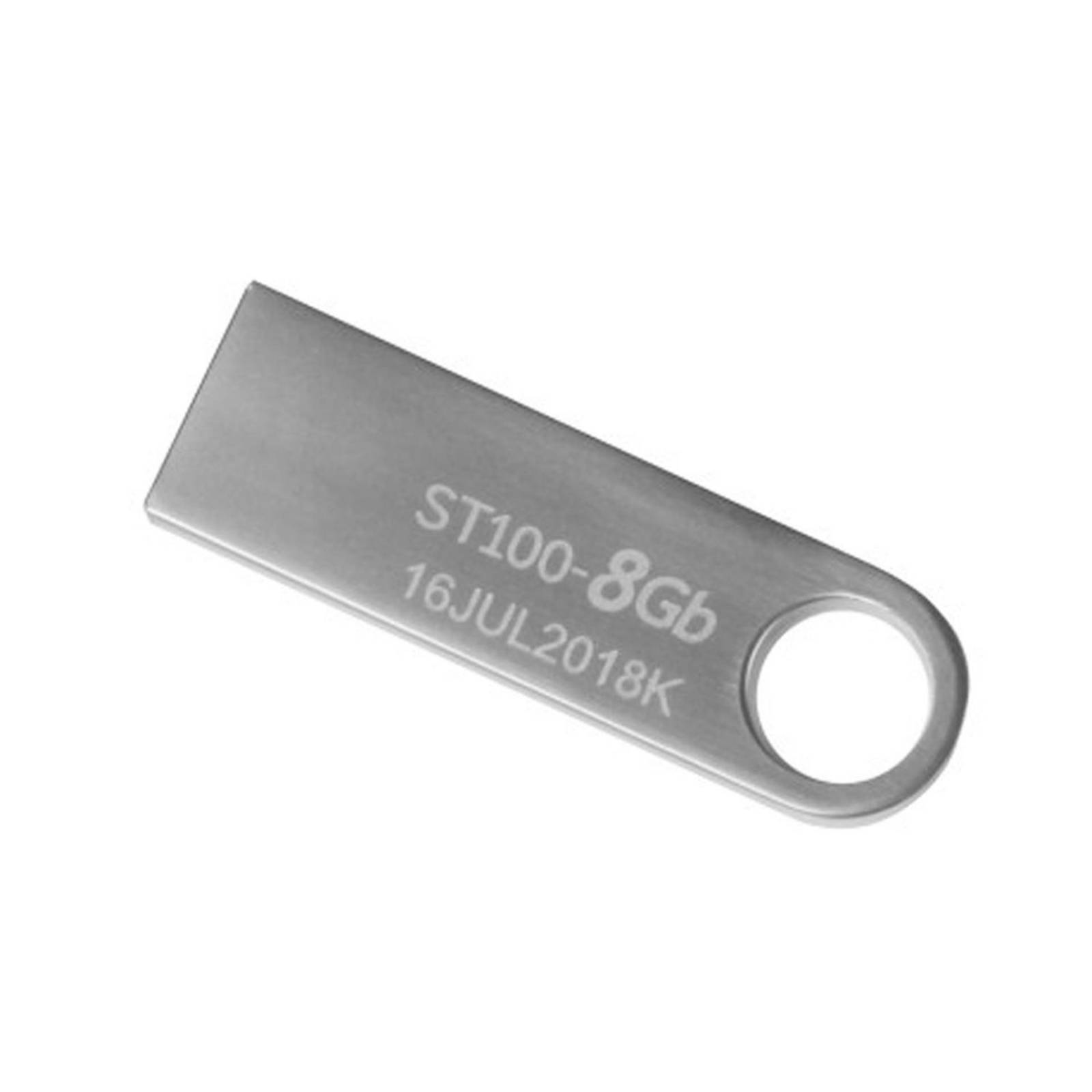 Memoria USB STYLOS 2.0 8GB Metalica Plata STMUSB1B 
