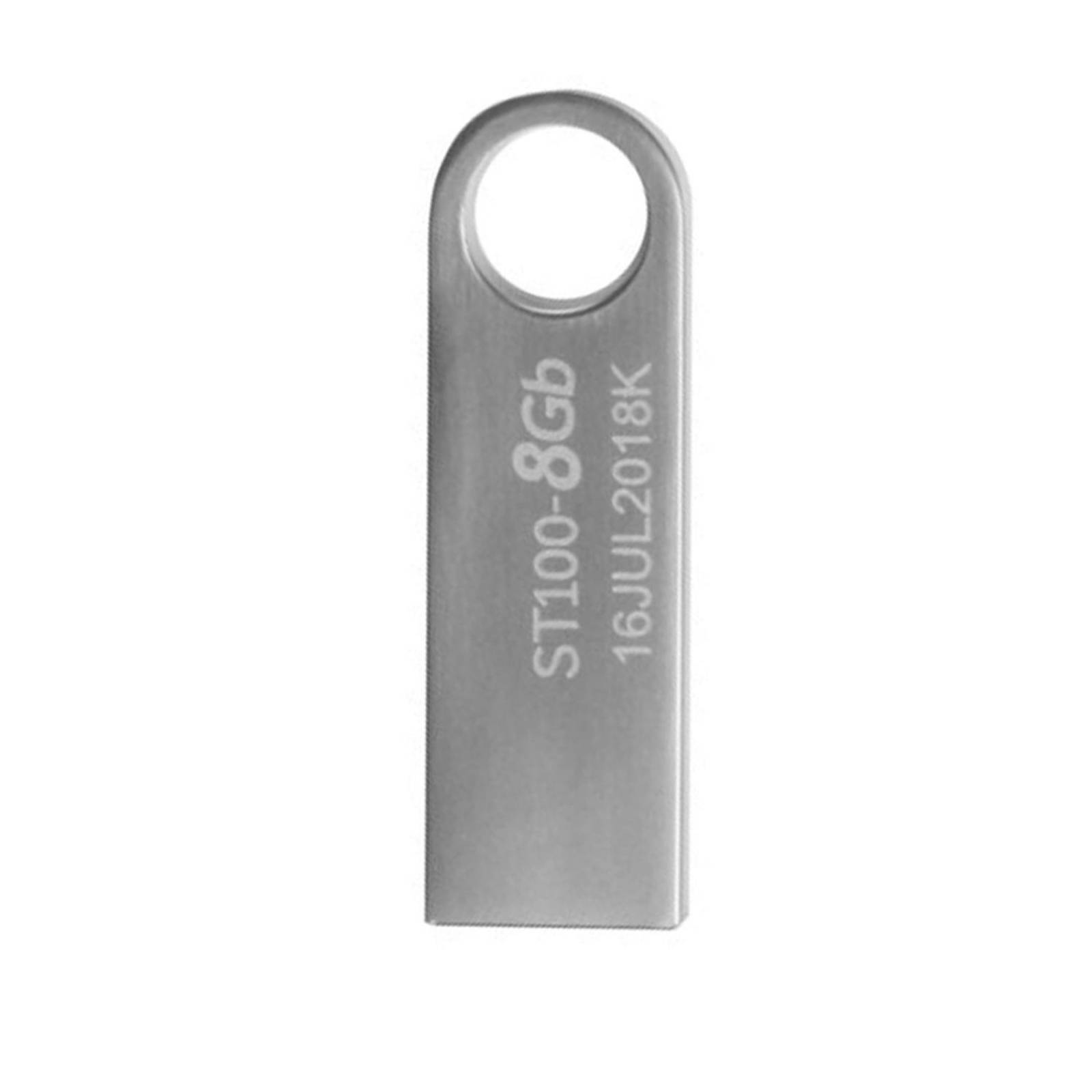 Memoria USB STYLOS 2.0 8GB Metalica Plata STMUSB1B 