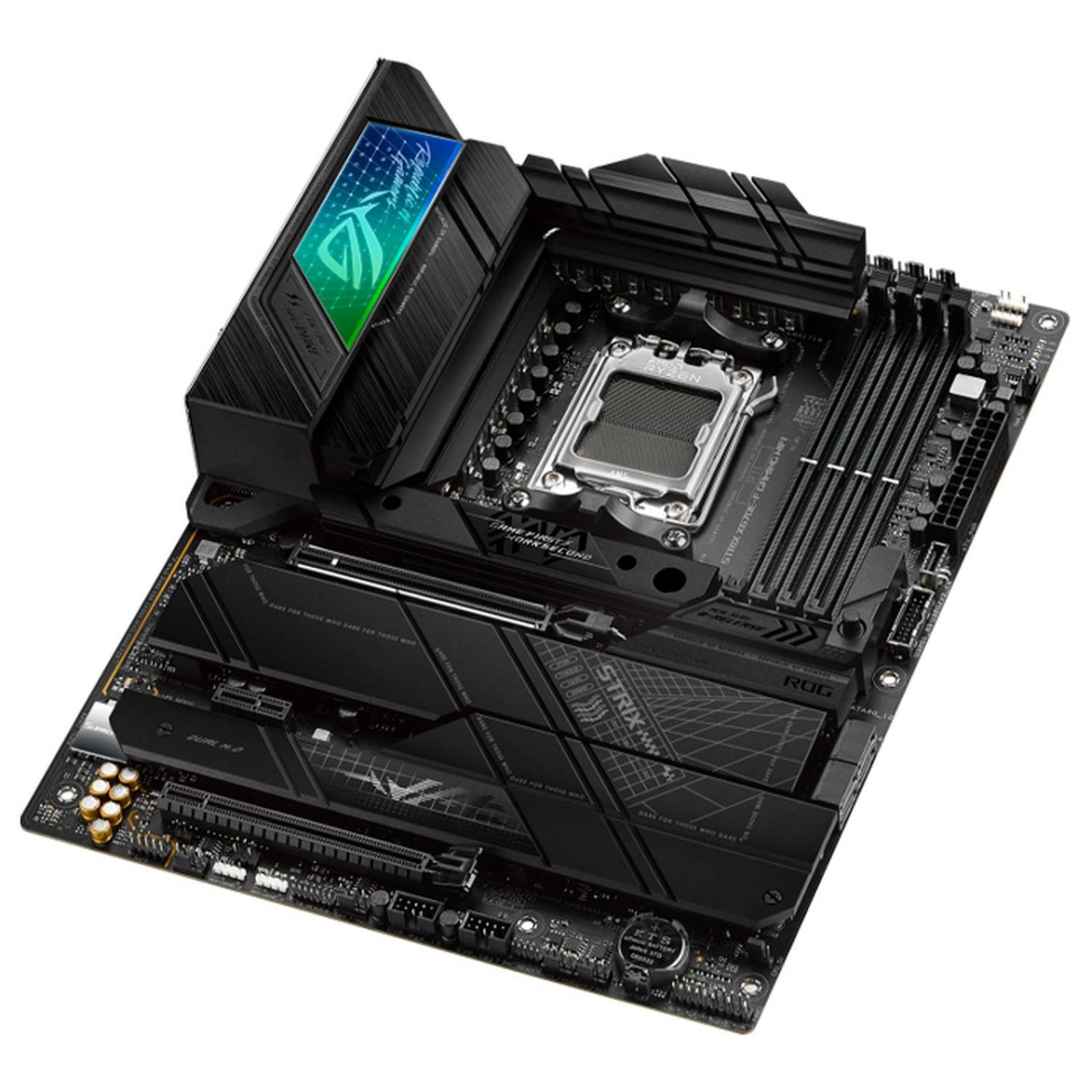 Tarjeta Madre ASUS ROG STRIX X670E-F GAMING WIFI 6E AM5 DDR5 USB C PCIe 5.0 + Bluetooth ATX