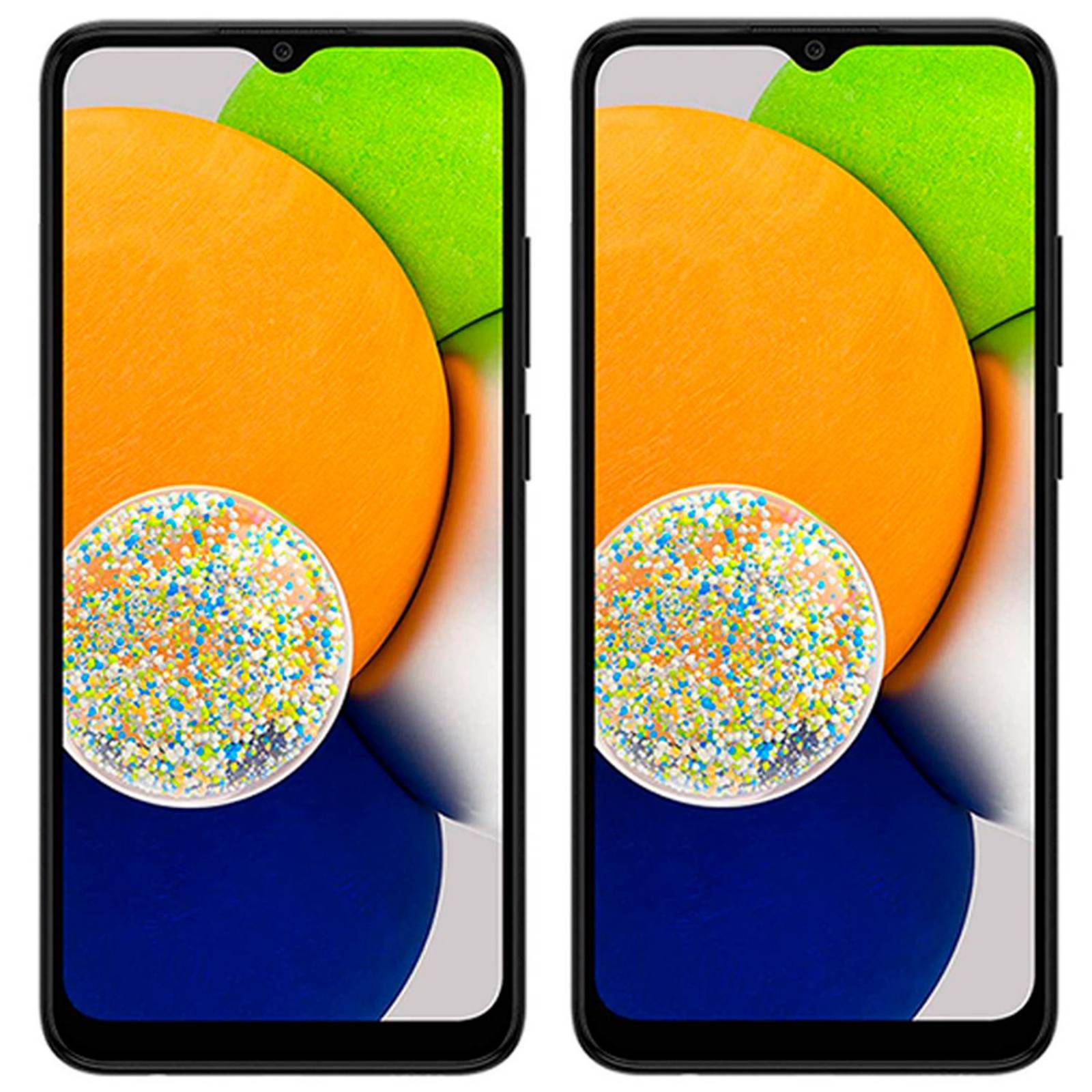 Kit 2 Celulares SAMSUNG Galaxy A03 4GB 128GB 6.5 HD+ Doble Camara 48MP Negro