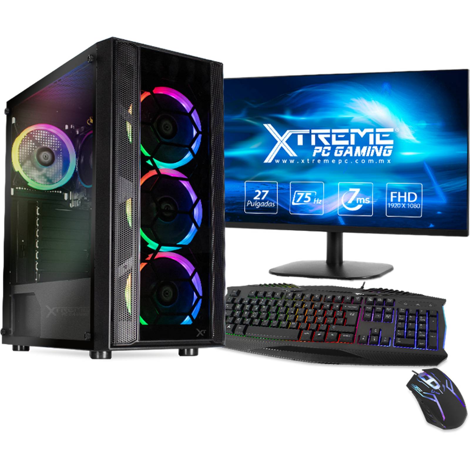 Xtreme PC Gamer AMD Radeon Vega Renoir Ryzen 5 4600G 16GB SSD 240GB 3TB Monitor 27 WIFI 