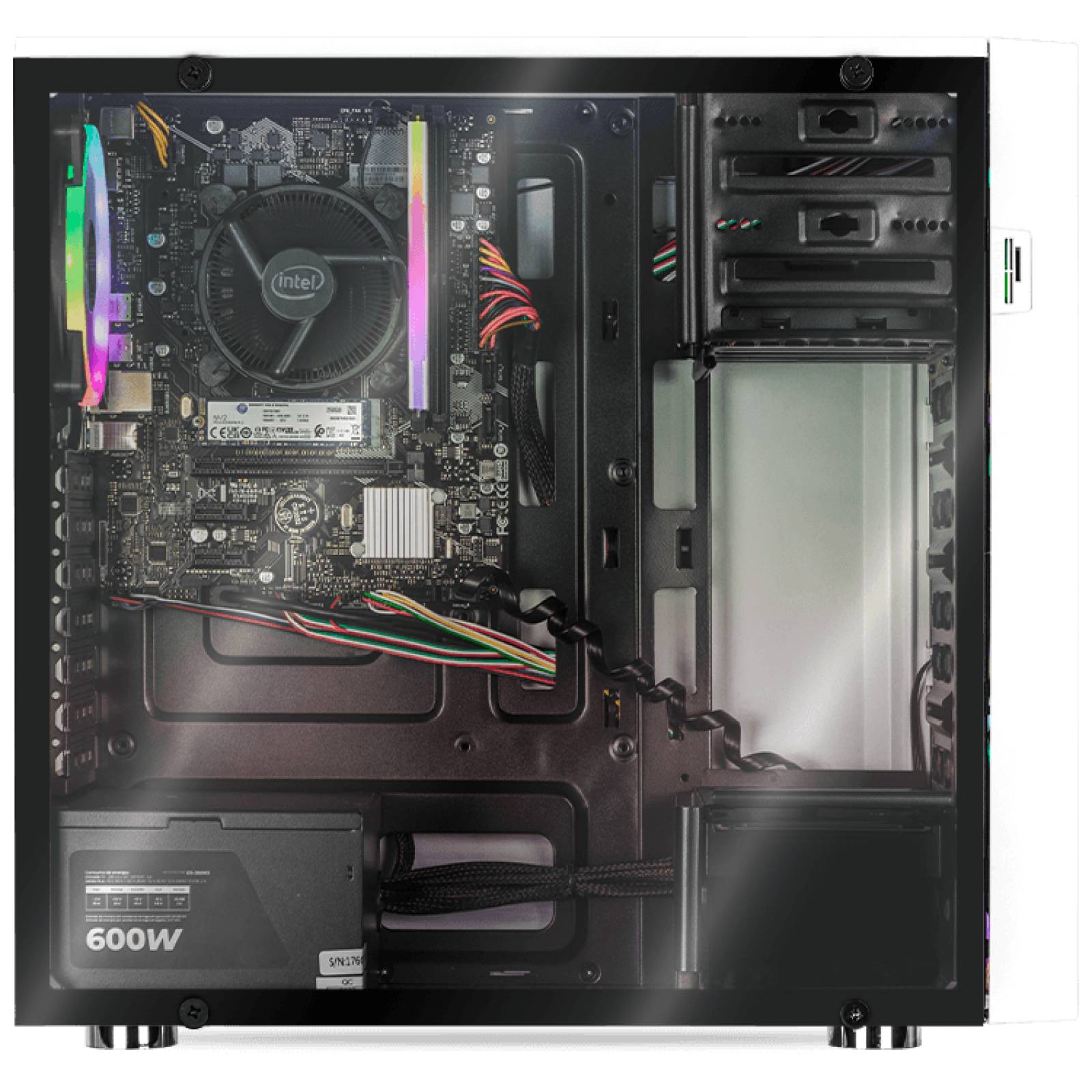 Xtreme PC Gaming Intel Core I7 11700 16GB SSD 500GB Monitor 23.8 WIFI White