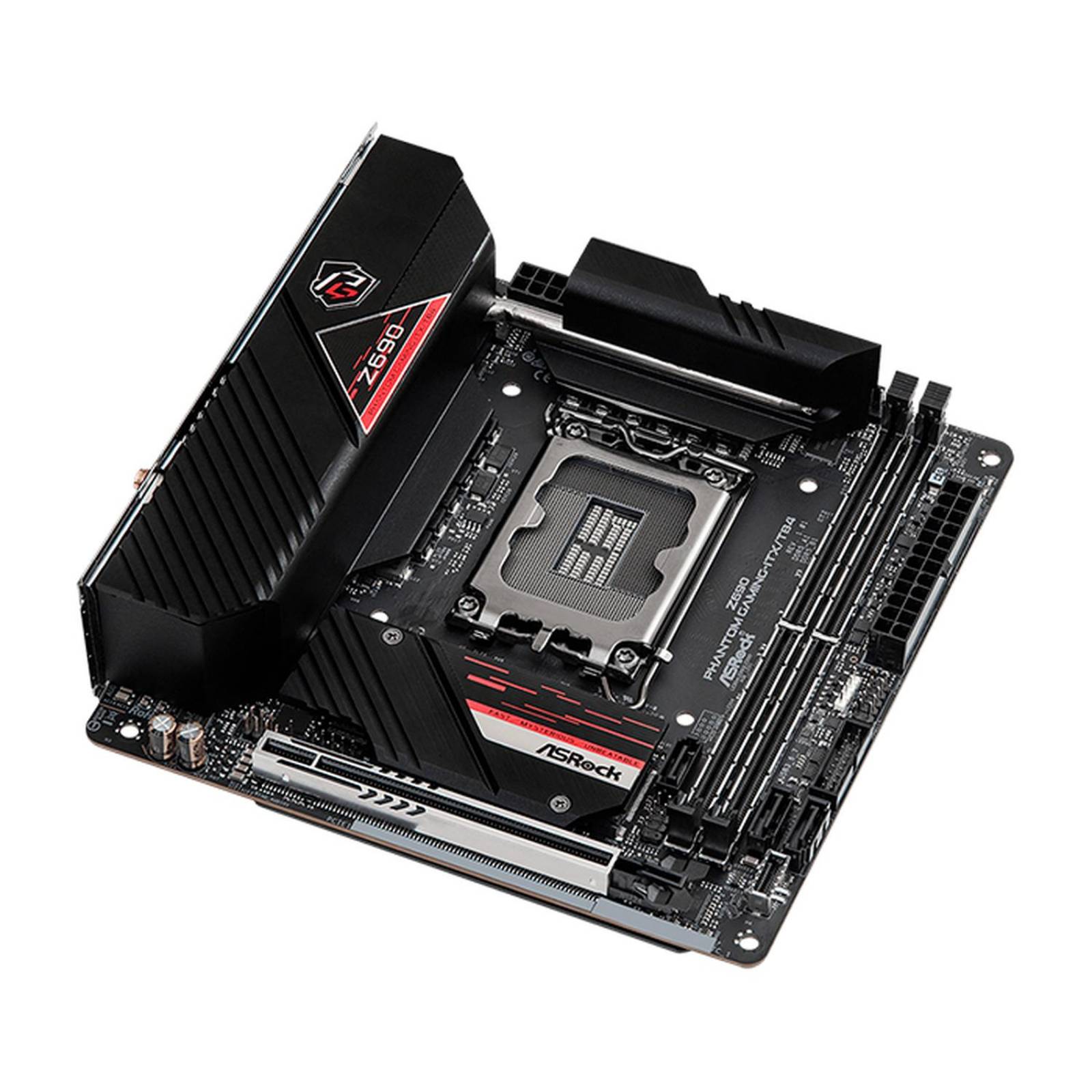 Tarjeta Madre ASROCK Z690 PHANTOM GAMING-ITX/TB4 1700 2x DDR5 PCIe 5.0 USB C WIFI 6E + BT 