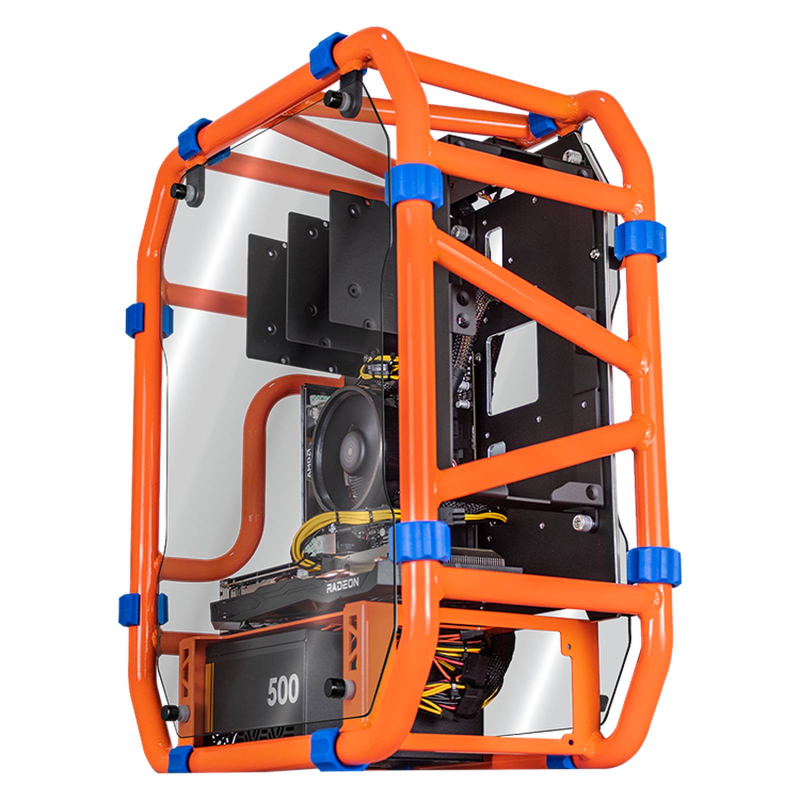 Xtreme PC Gaming AMD Radeon RX 6600 Ryzen 5 5500 16GB SSD 1TB WIFI Orange 