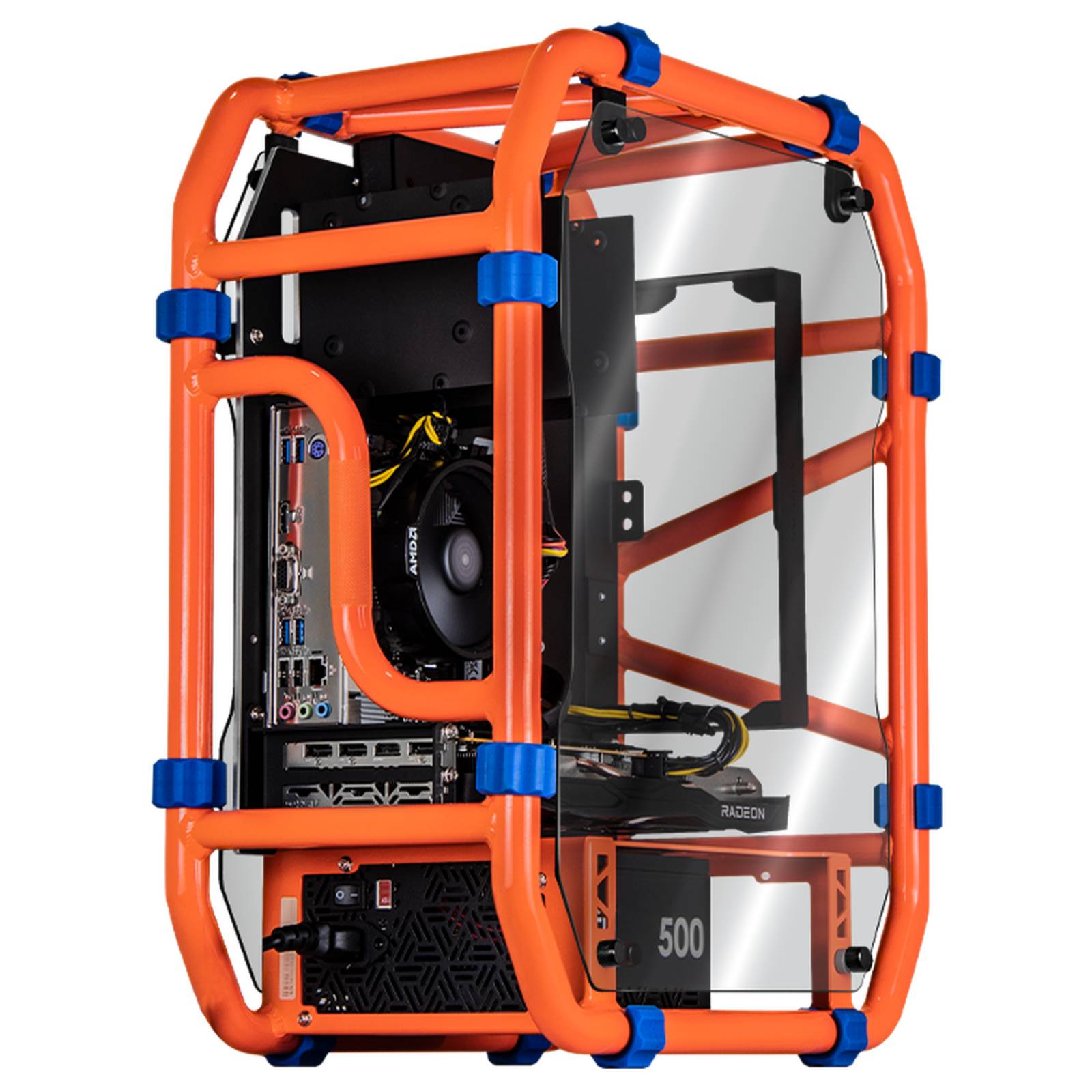 Xtreme PC Gaming AMD Radeon RX 6600 Ryzen 5 5500 16GB SSD 1TB WIFI Orange 