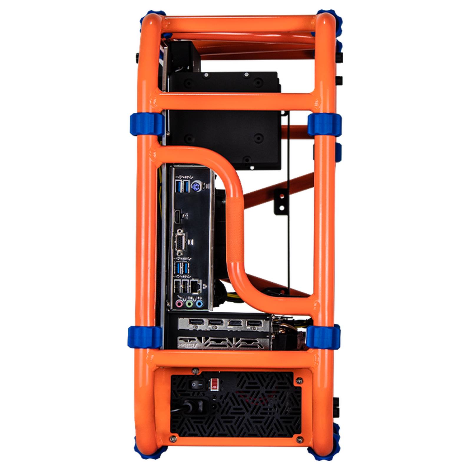 Xtreme PC Gaming AMD Radeon RX 6600 Ryzen 5 5500 16GB SSD 1TB WIFI Orange 