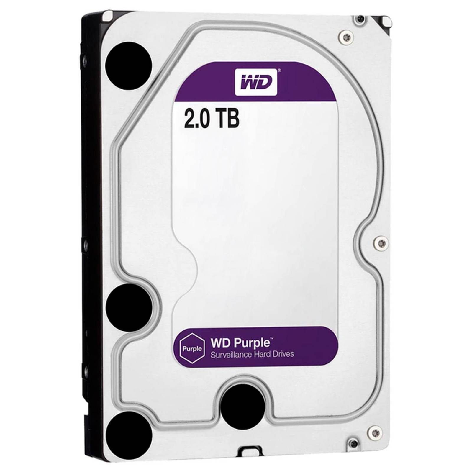 Disco Duro Interno 2TB WESTERN DIGITAL PURPLE 5400RPM 3.5" SATA WD20PURX NP 0Hrs