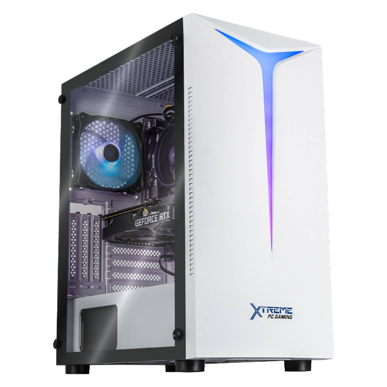 Xtreme PC Gaming Geforce RTX 3060 Ryzen 5 5600X 16GB SSD 500GB 4TB ARGB WIFI White 