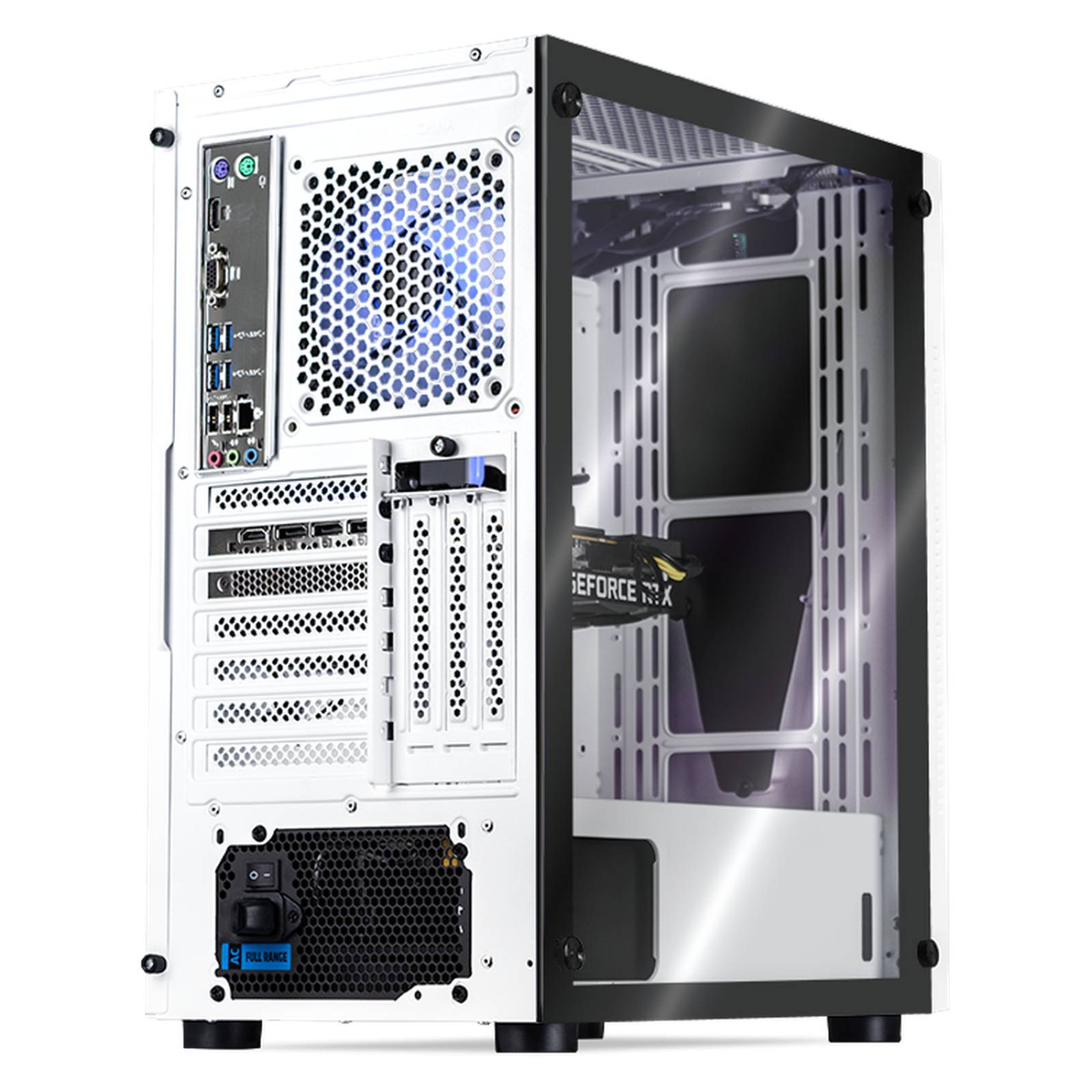 Xtreme PC Gaming Geforce RTX 3060 Ryzen 5 5600X 16GB SSD 500GB 4TB ARGB WIFI White 