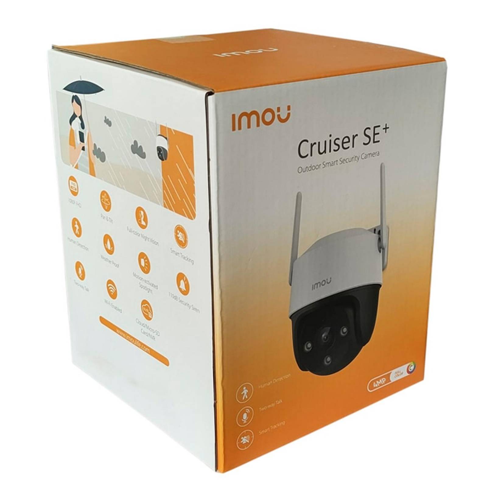 Cámara Vigilancia IMOU WIFI Cruiser SE+ 4MP exterior Full HD 2.4Ghz IPC-S41FEN 