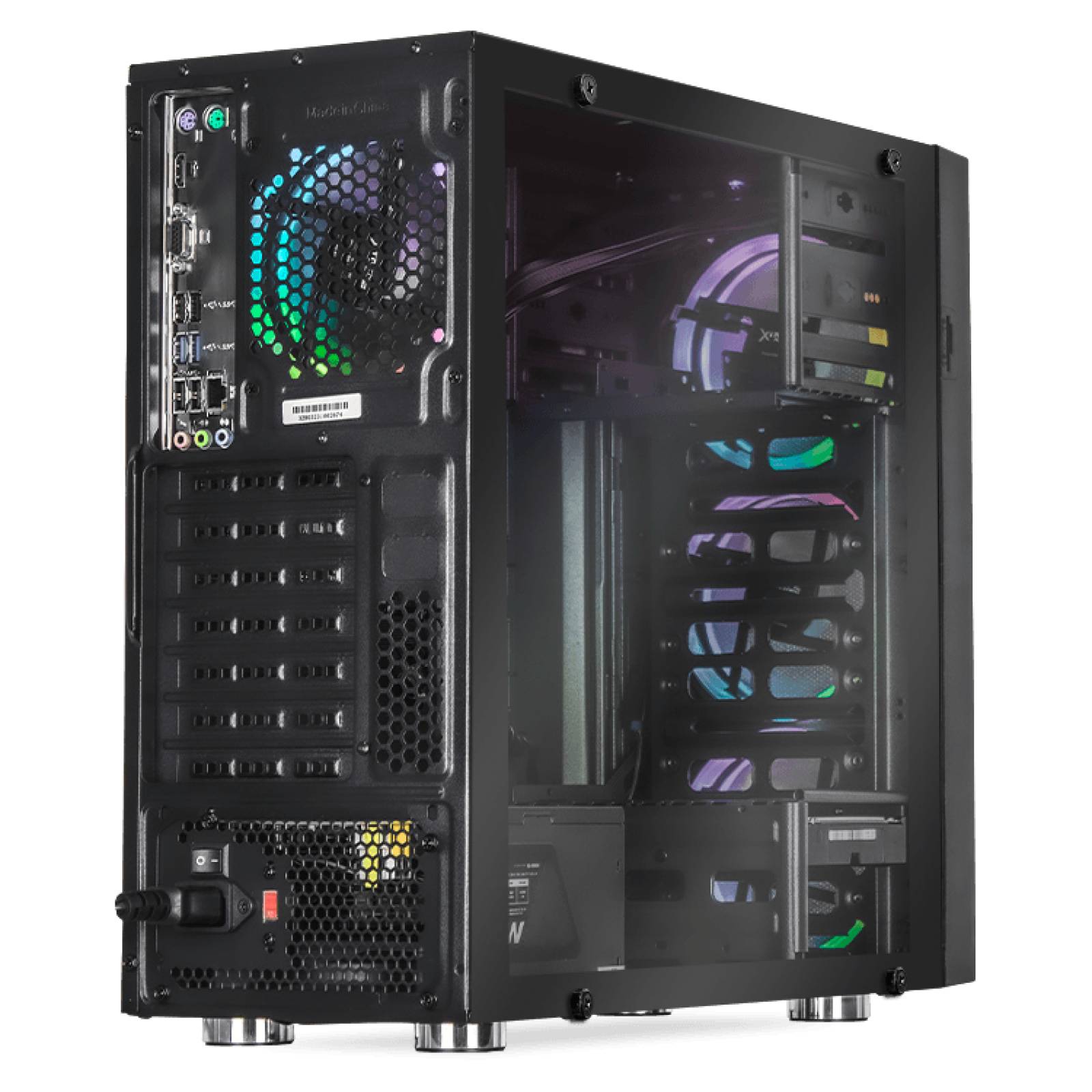 Xtreme PC Gaming Computadora Intel Core I7 11700 16GB SSD 250GB 2TB RGB WIFI Black 