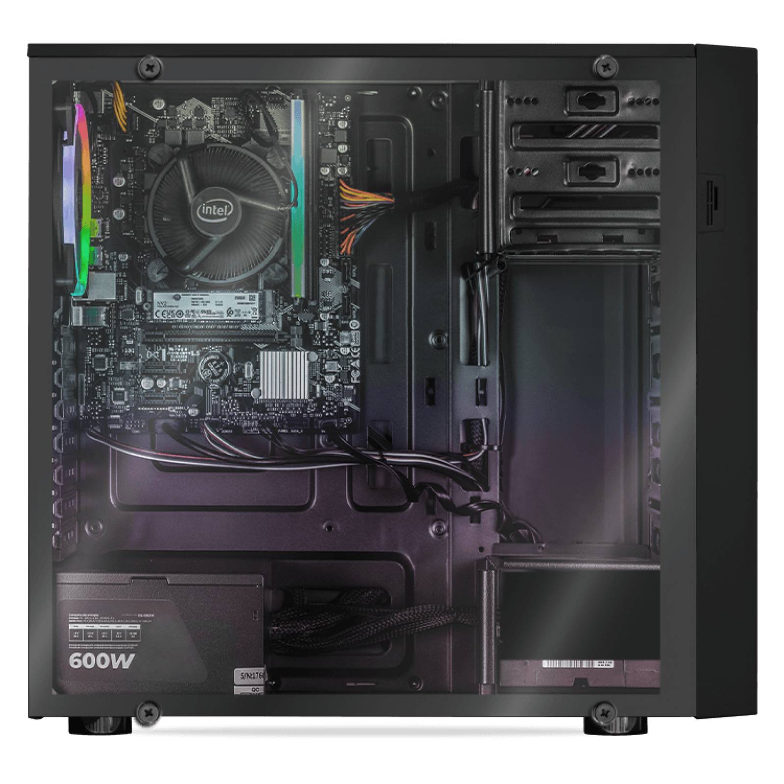 Xtreme PC Gaming Computadora Intel Core I7 11700 16GB SSD 250GB 2TB RGB WIFI Black 