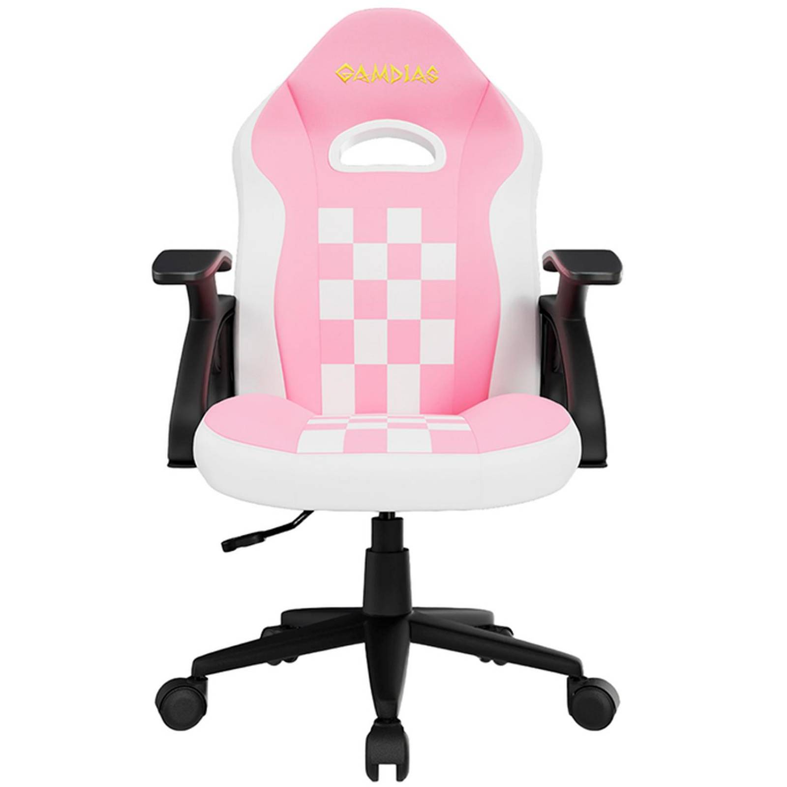 Silla Gamer GAMDIAS ZELUS E2 MINI M PW Reclinable blanco/Rosa 