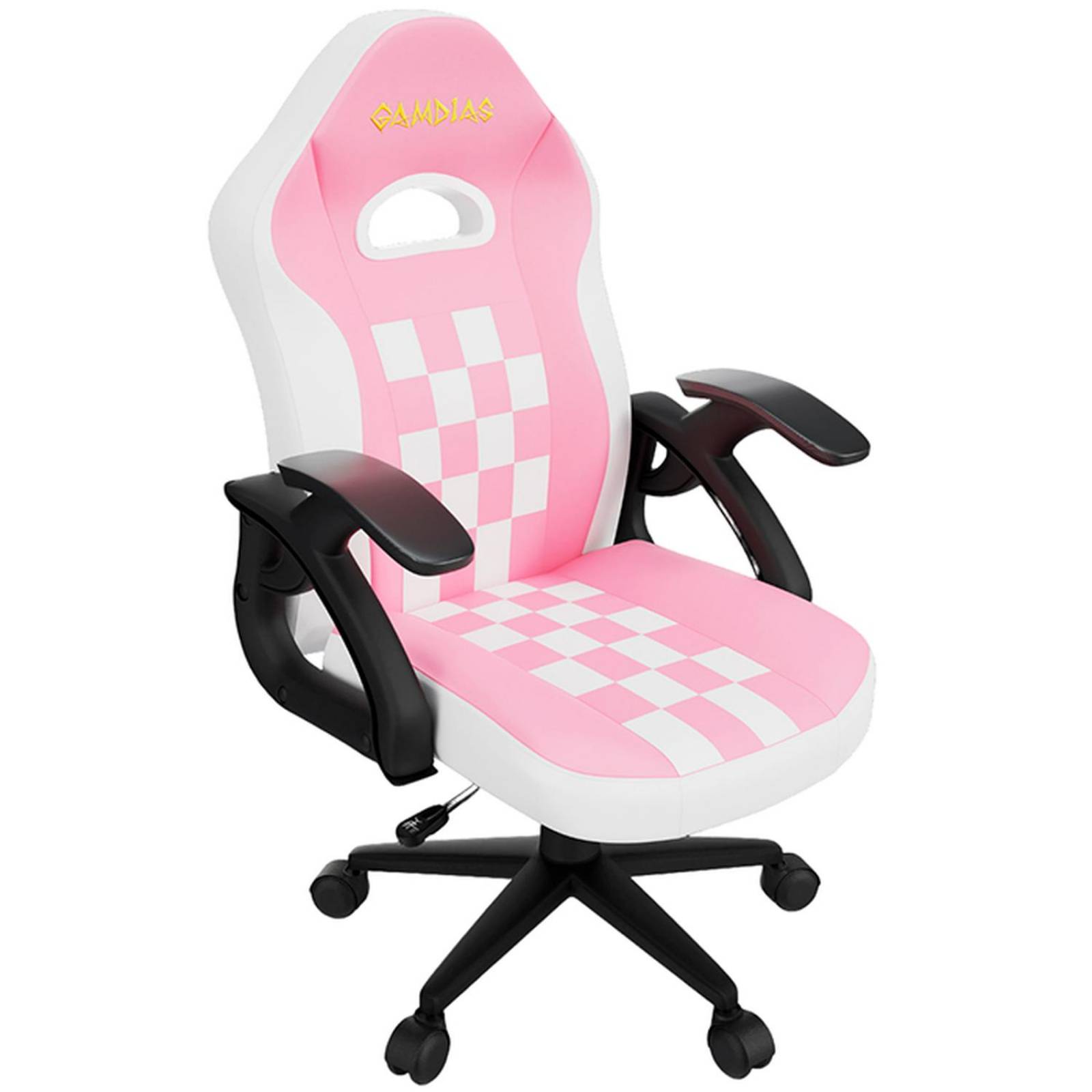 Silla Gamer GAMDIAS ZELUS E2 MINI M PW Reclinable blanco/Rosa 