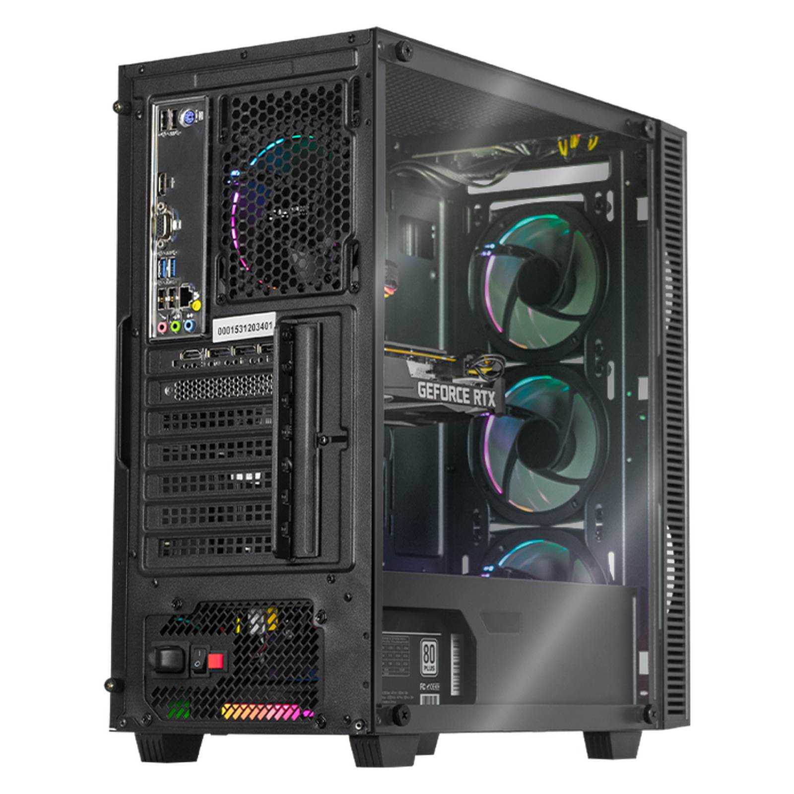 Xtreme PC Gaming Geforce RTX 3050 AMD Ryzen 5 3600 16GB SSD 250GB 2TB WIFI RGB 