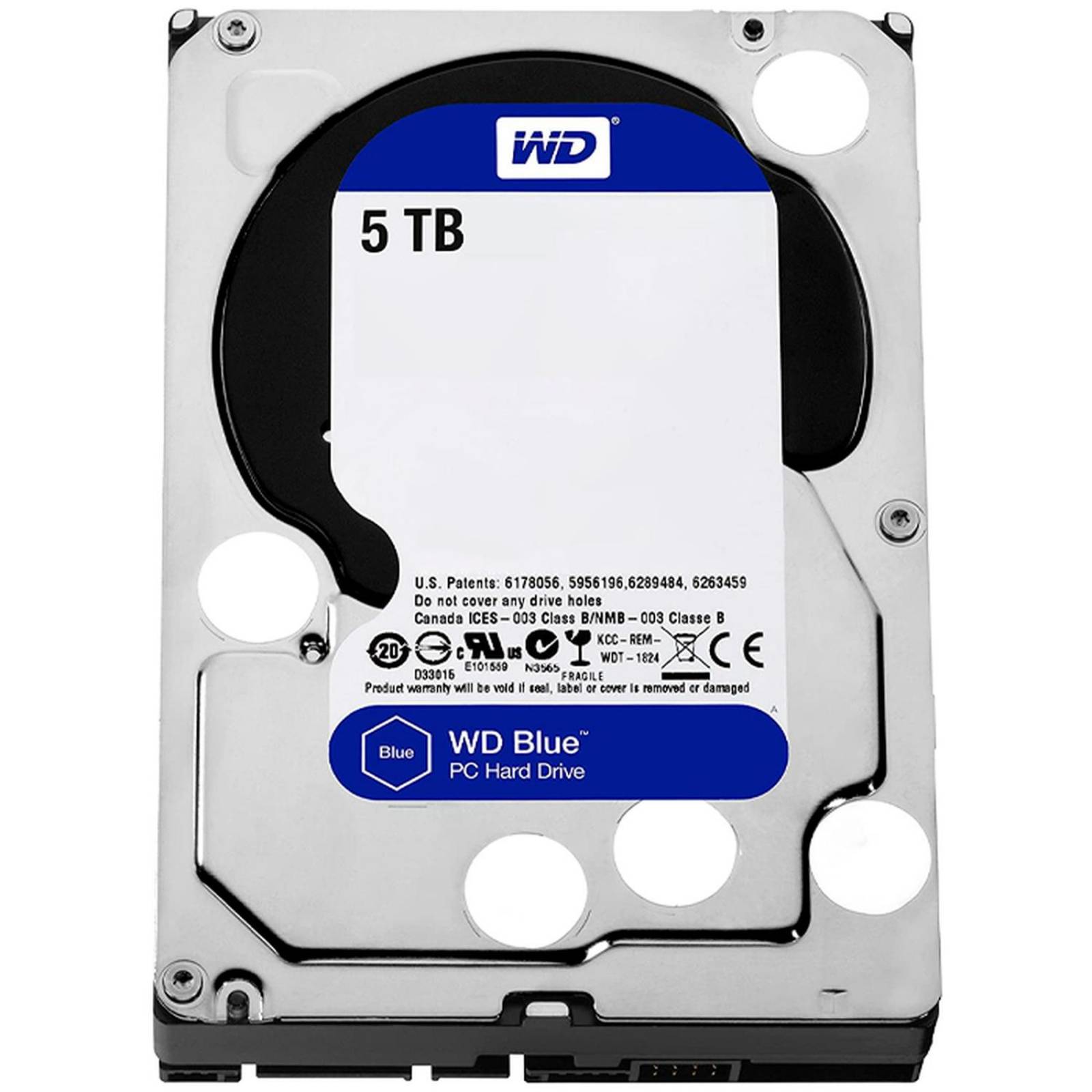 Disco Duro Interno 5TB WESTERN DIGITAL 3.5 5400RPM SATA WD50EZRZ Reacondicionado 