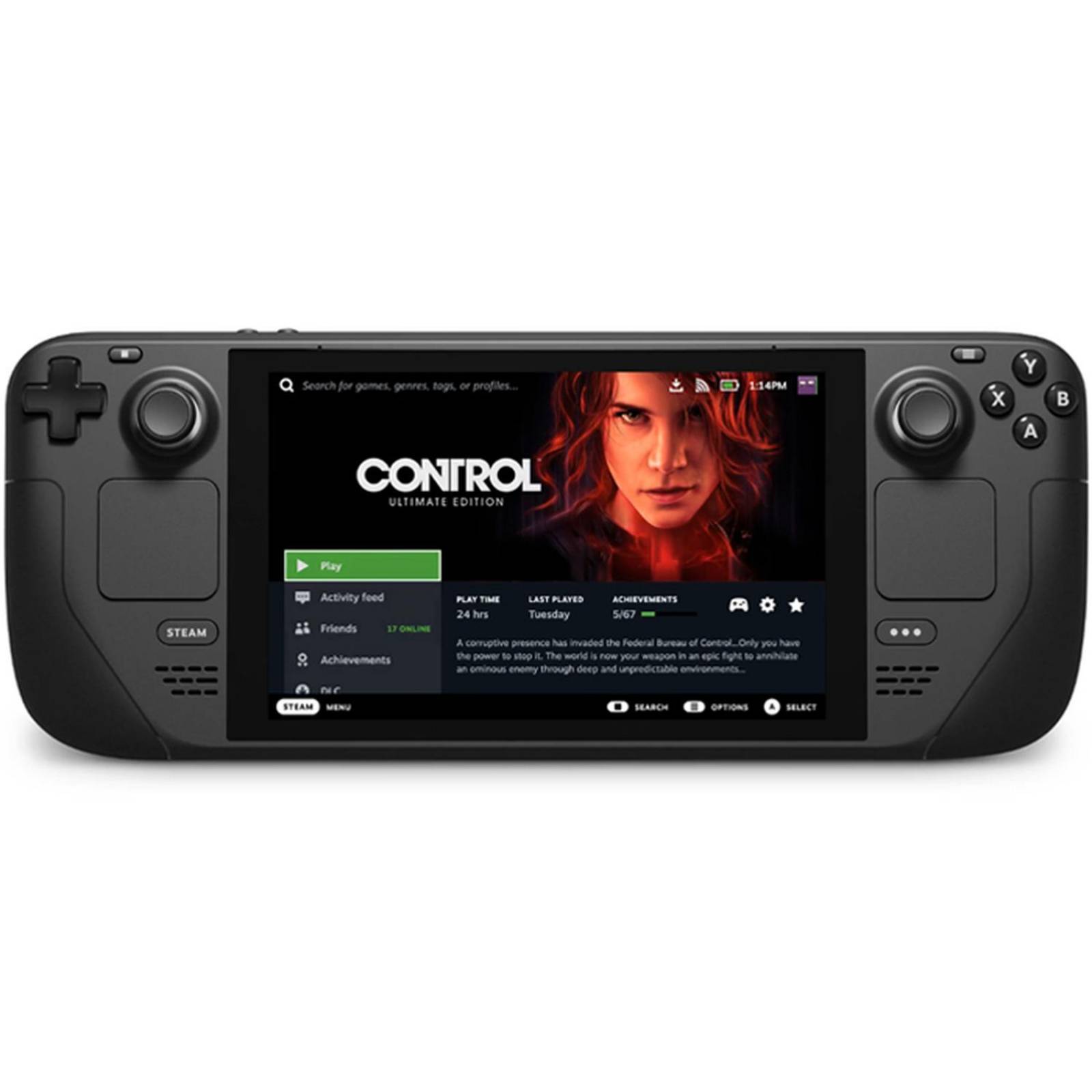 Consola Portatil Steam Deck APU AMD RAM 16GB 512GB LCD IPS 7" Bluetooth