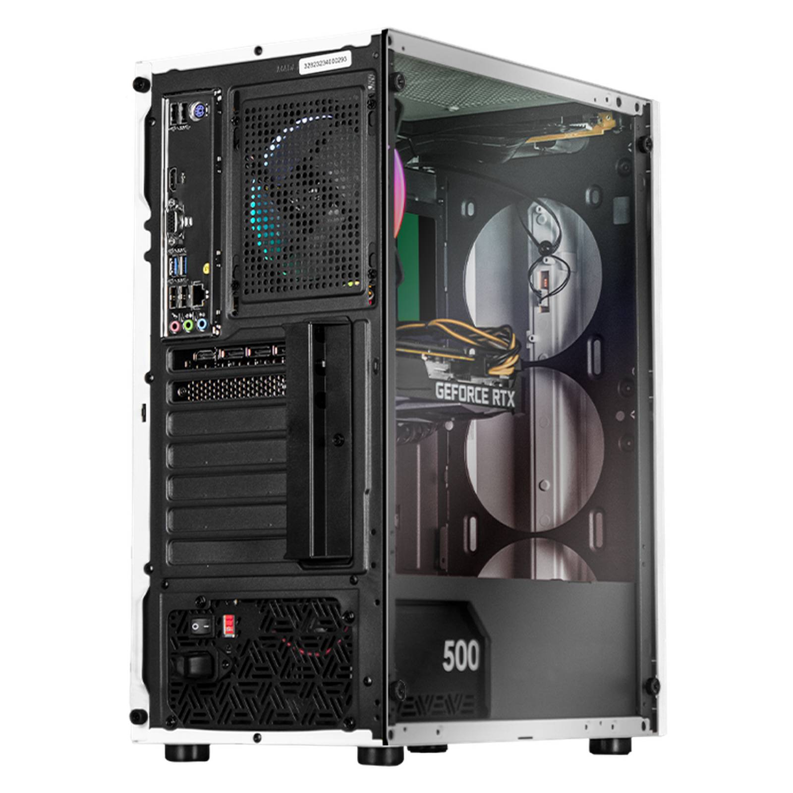 Xtreme PC Gaming Geforce RTX 3050 AMD Ryzen 5 5500 16GB SSD 500GB 2TB WIFI White 