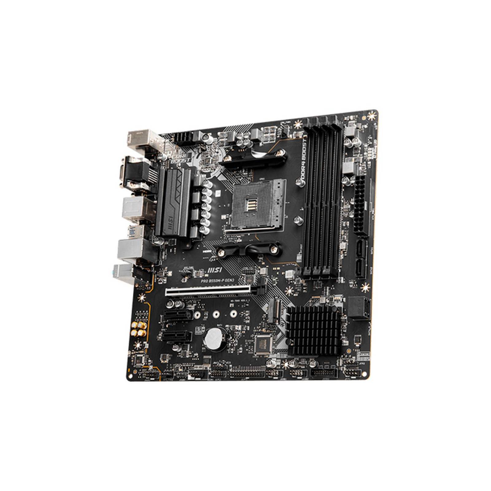 Tarjeta Madre MSI PRO B550M-P GEN3 AM4 4x DDR4 Micro ATX 