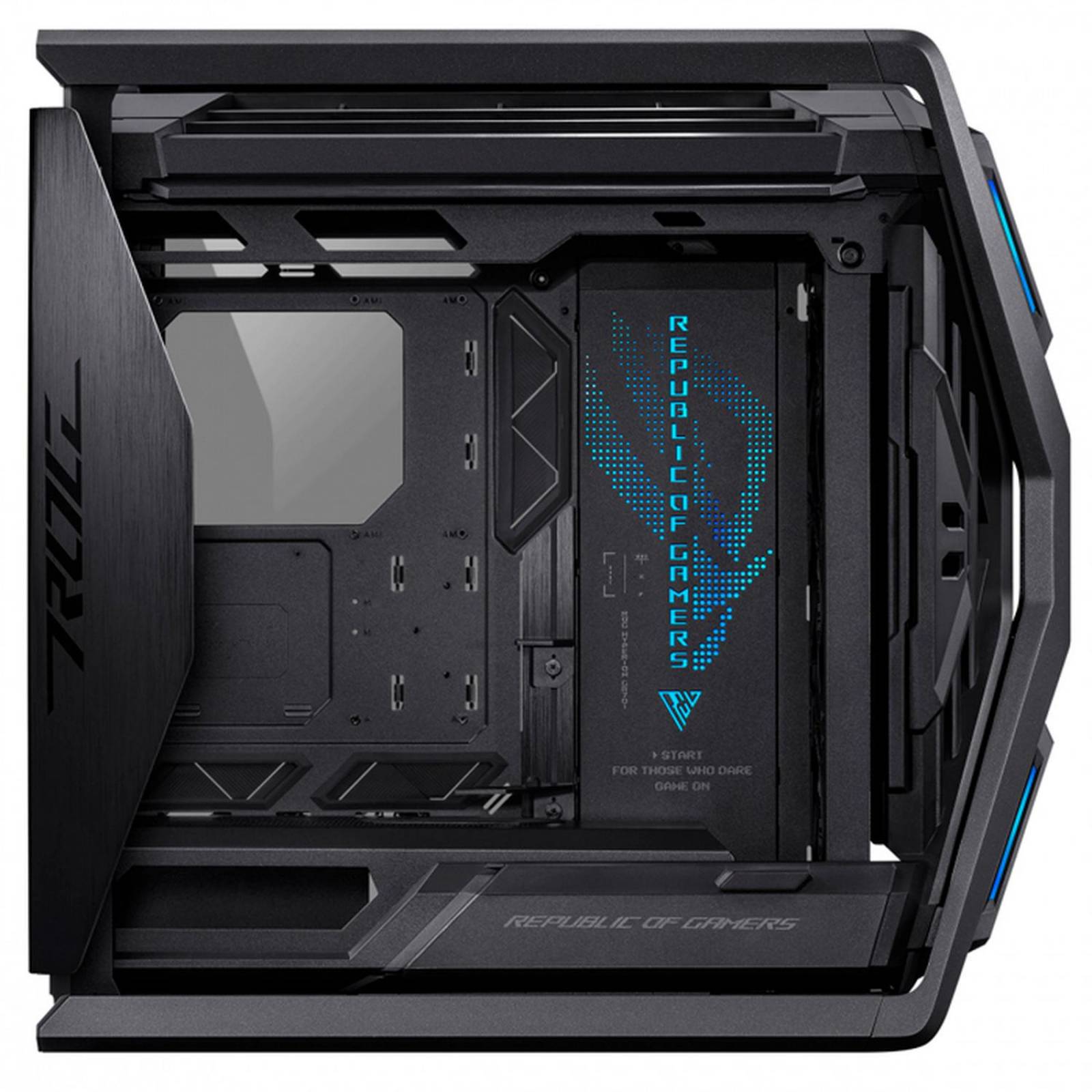 Gabinete Gamer ASUS ROG Hyperion GR701 E-ATX Torre Completa 4 Fan Cristal Templado USB-C Negro 