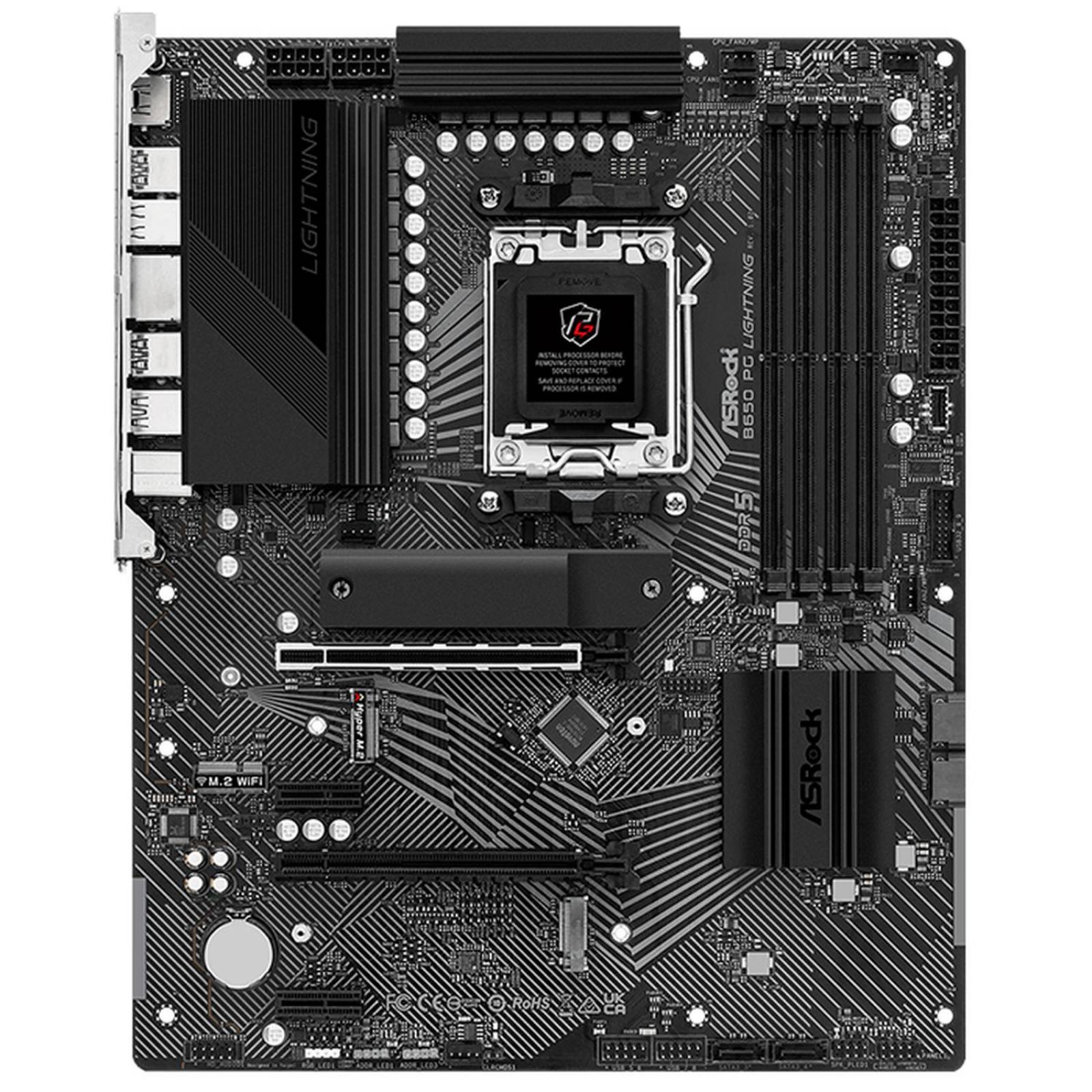 Tarjeta Madre ASROCK B650 PG LIGHTNING AMD AM5 DDR5 ATX